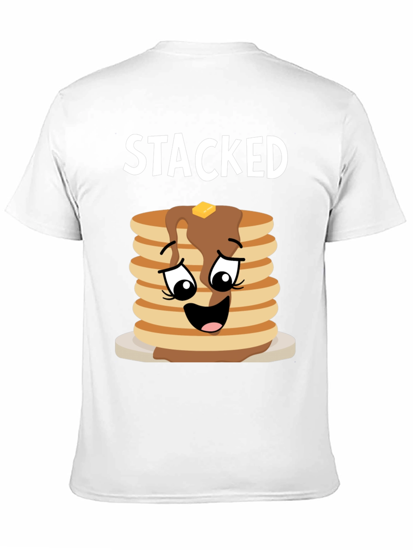Stacked Pancakes Graphic Tee - Foodie T-Shirt - 11