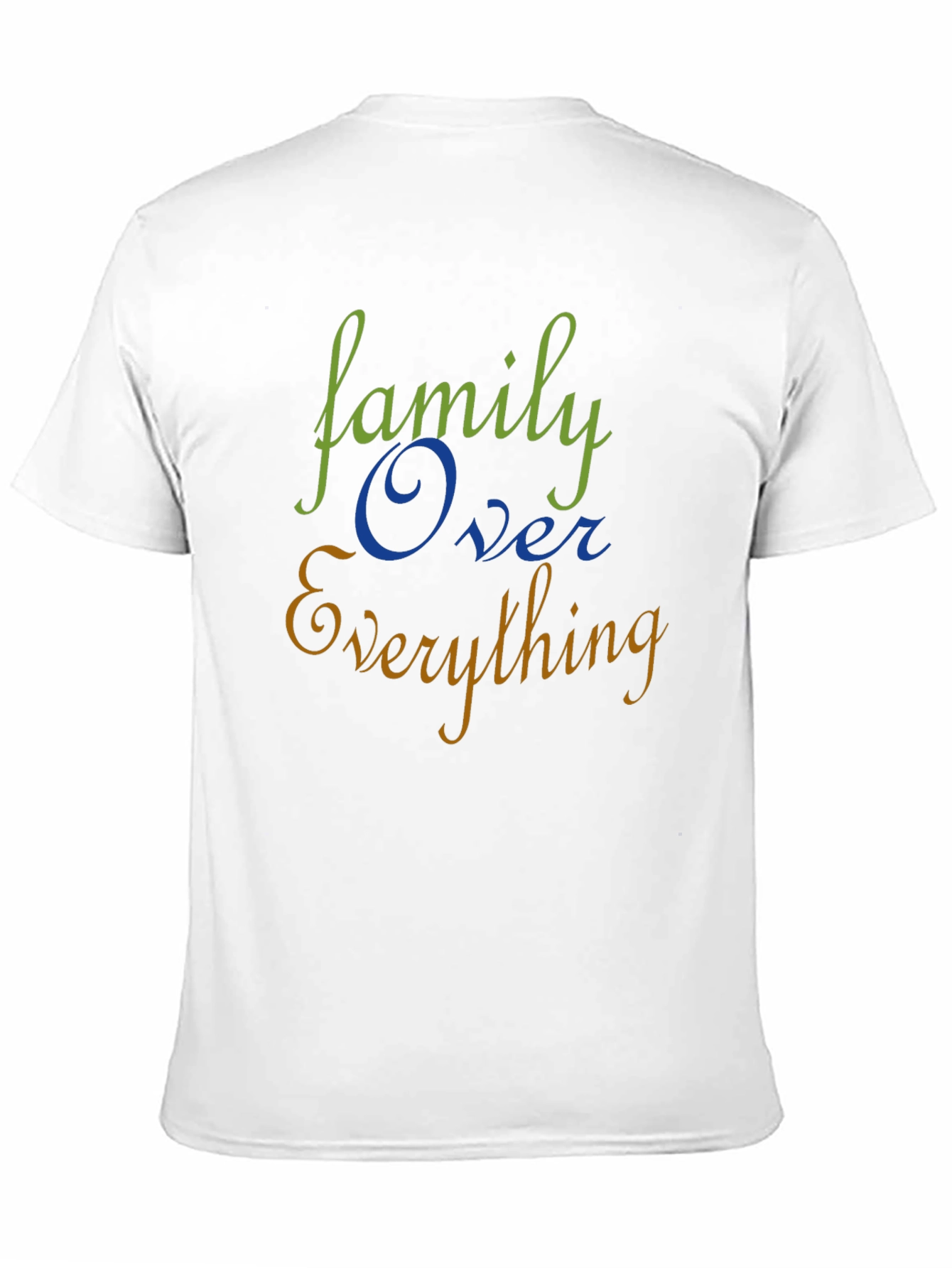 Black Family Over Everything Graphic Tee - Black Cotton Blend view 11