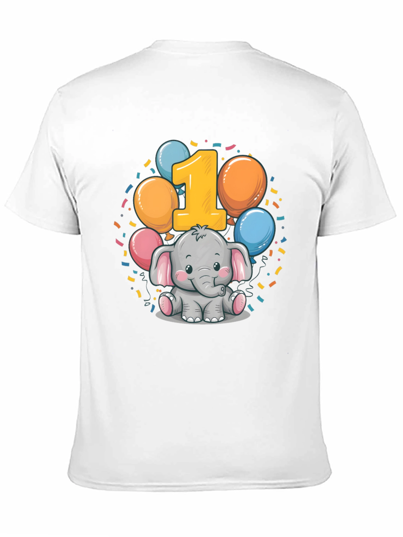 Baby's First Birthday Elephant T-Shirt - 11