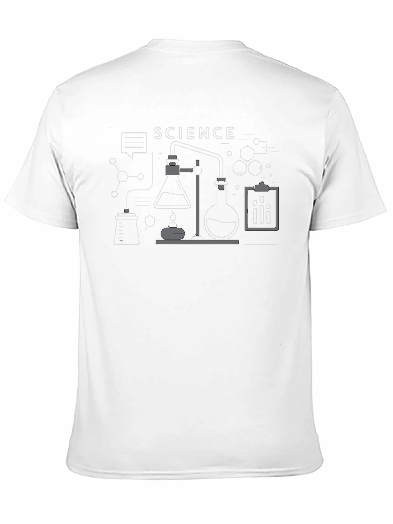 Black Science Graphic T-Shirt - Black view 11