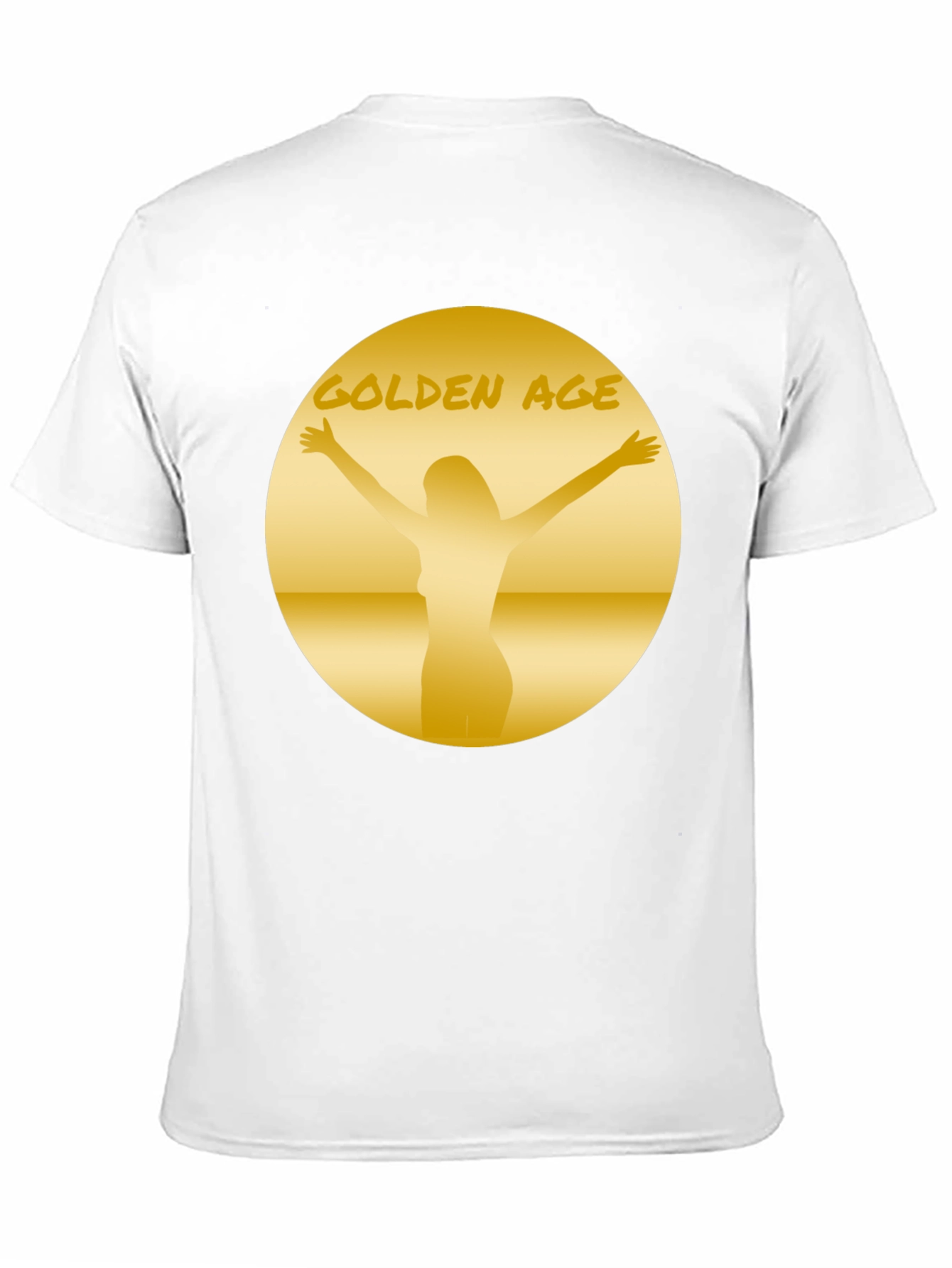 Black Golden Age Graphic Tee - Black Cotton T-Shirt view 11