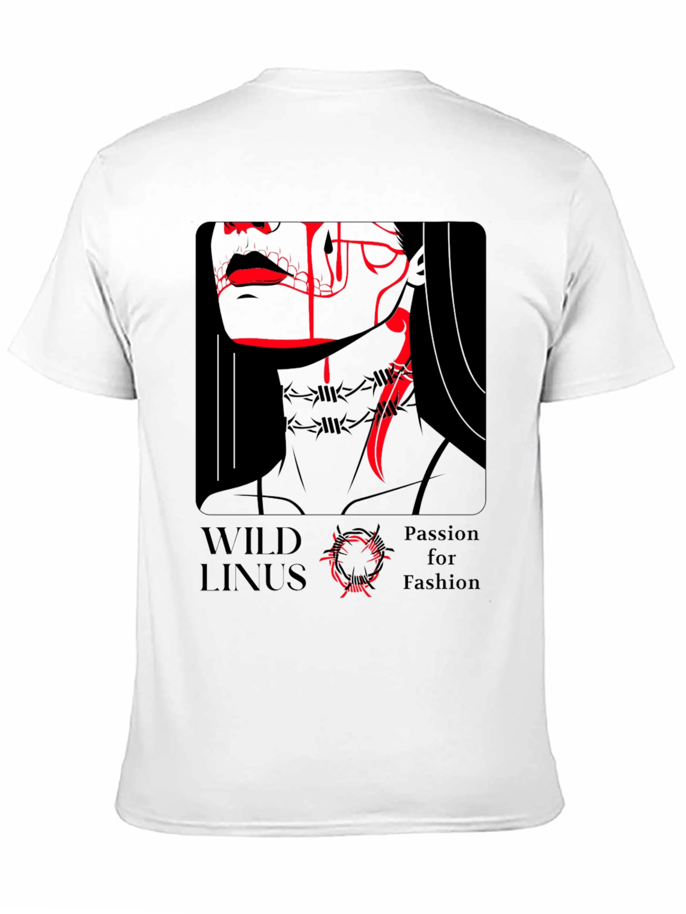 Black Wild Linus Passion for Fashion Black T-Shirt view 11