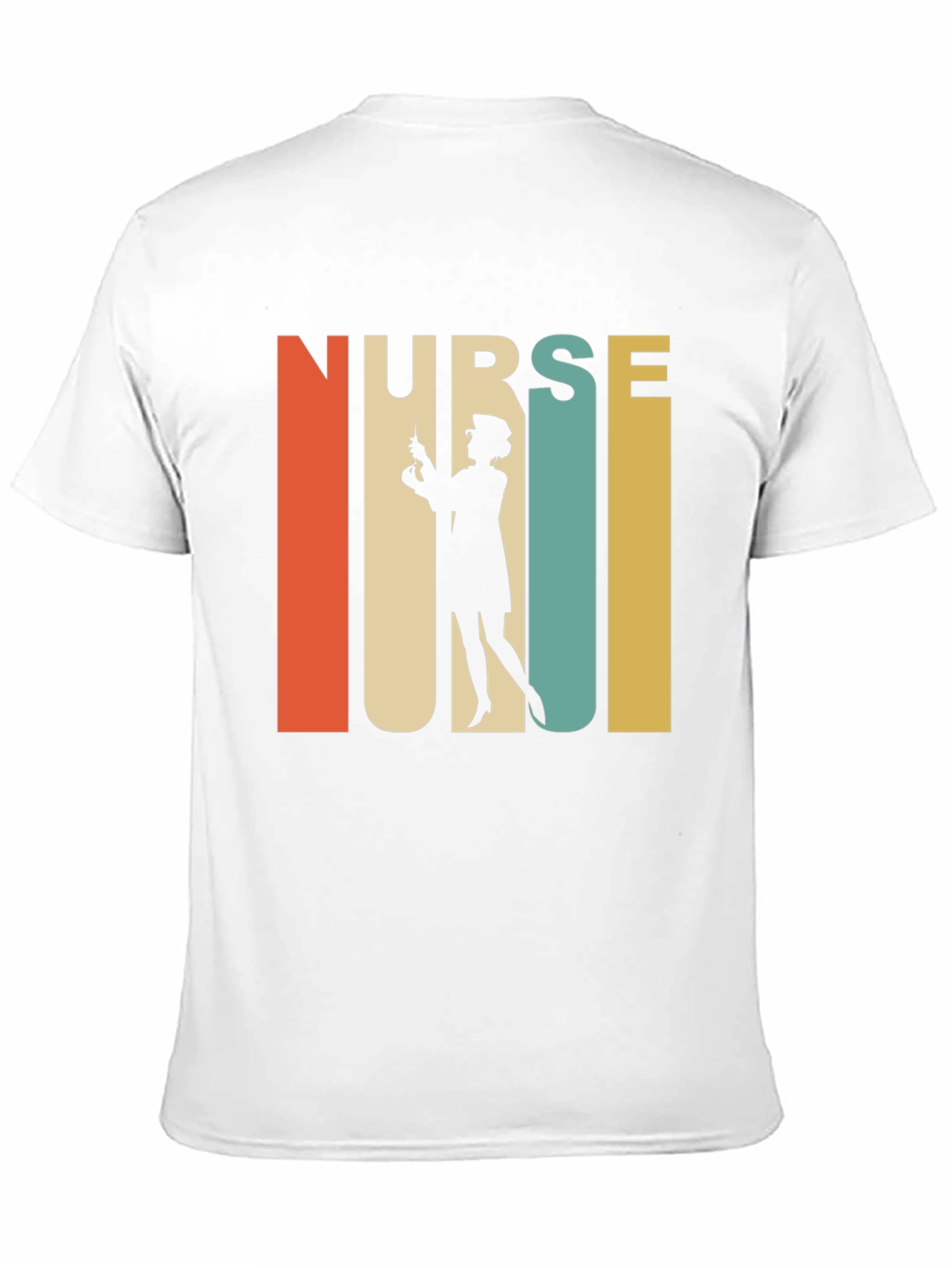 Black Retro Nurse Graphic T-Shirt - Vintage Style Tee view 11