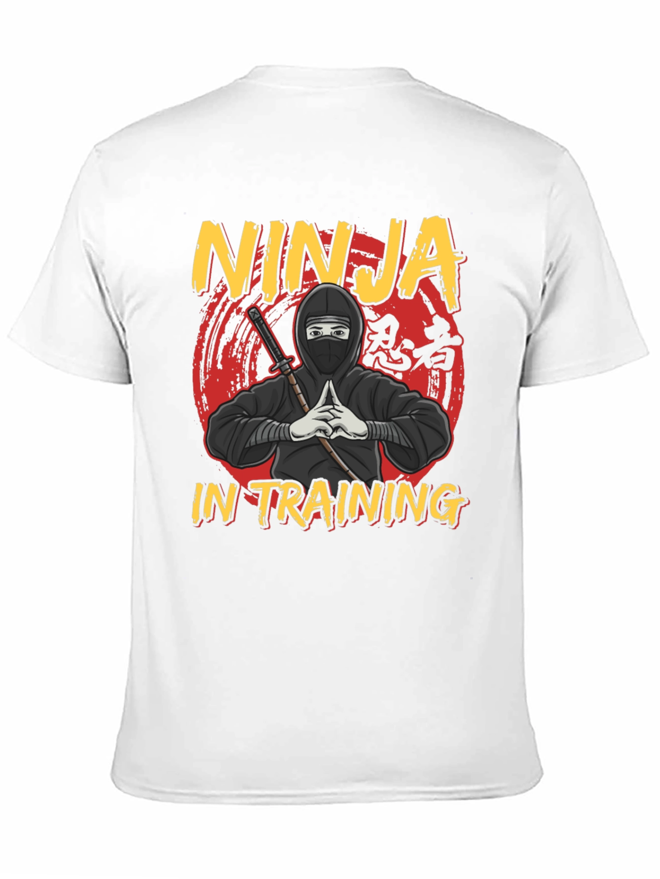 Black Ninja In Training Graphic T-Shirt view 11