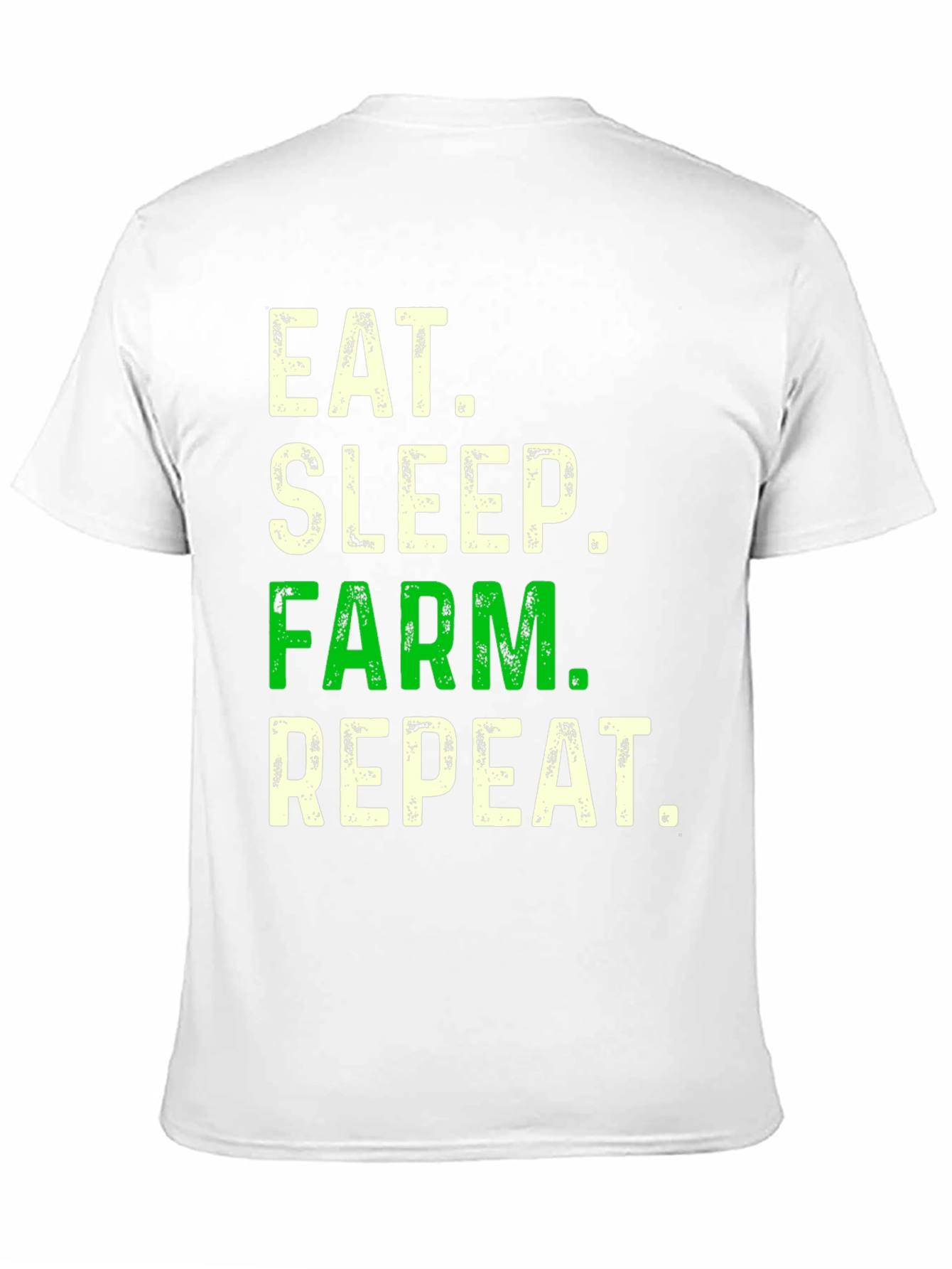 Black Eat Sleep Farm Repeat Graphic Tee view 11