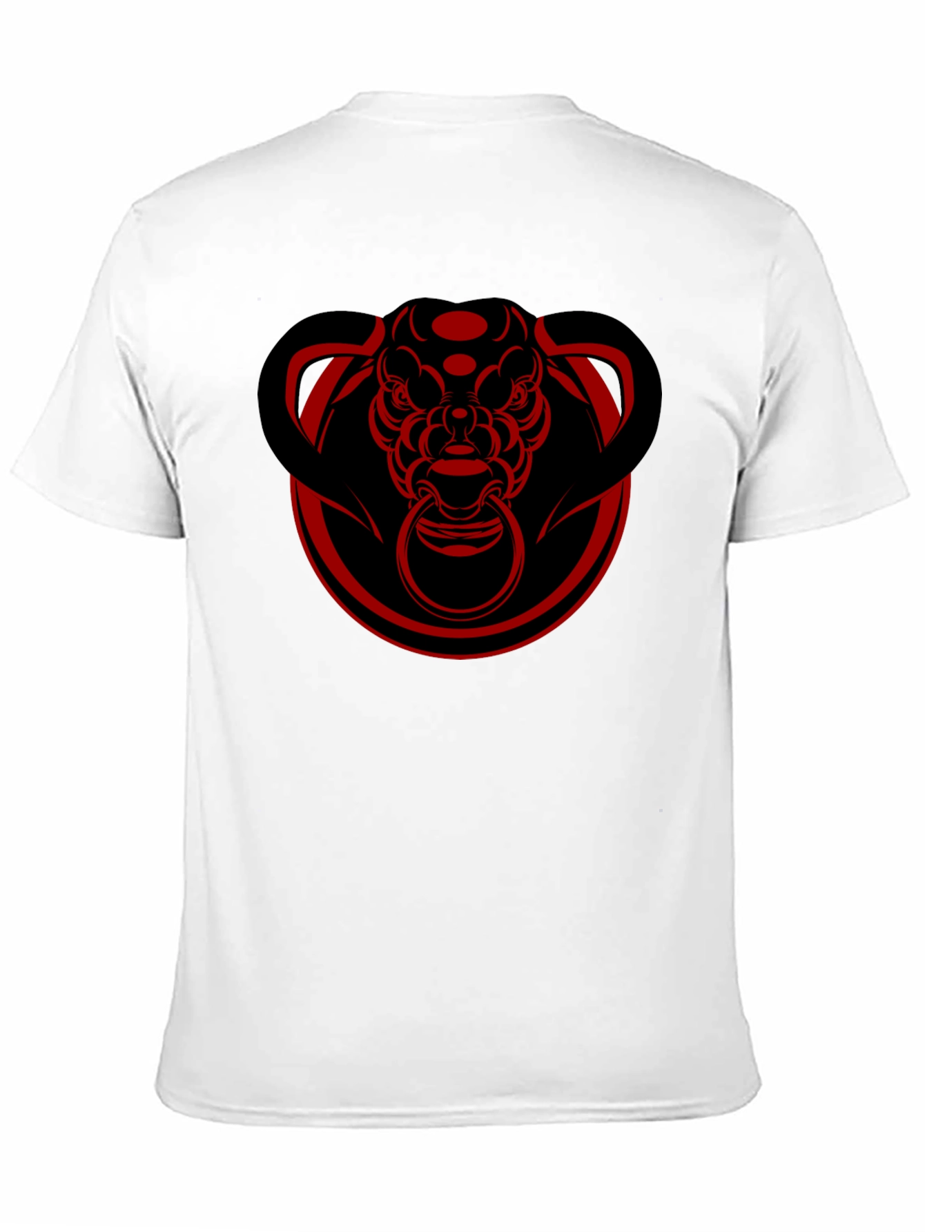 Black Bold Bull Graphic Tee - Black view 11