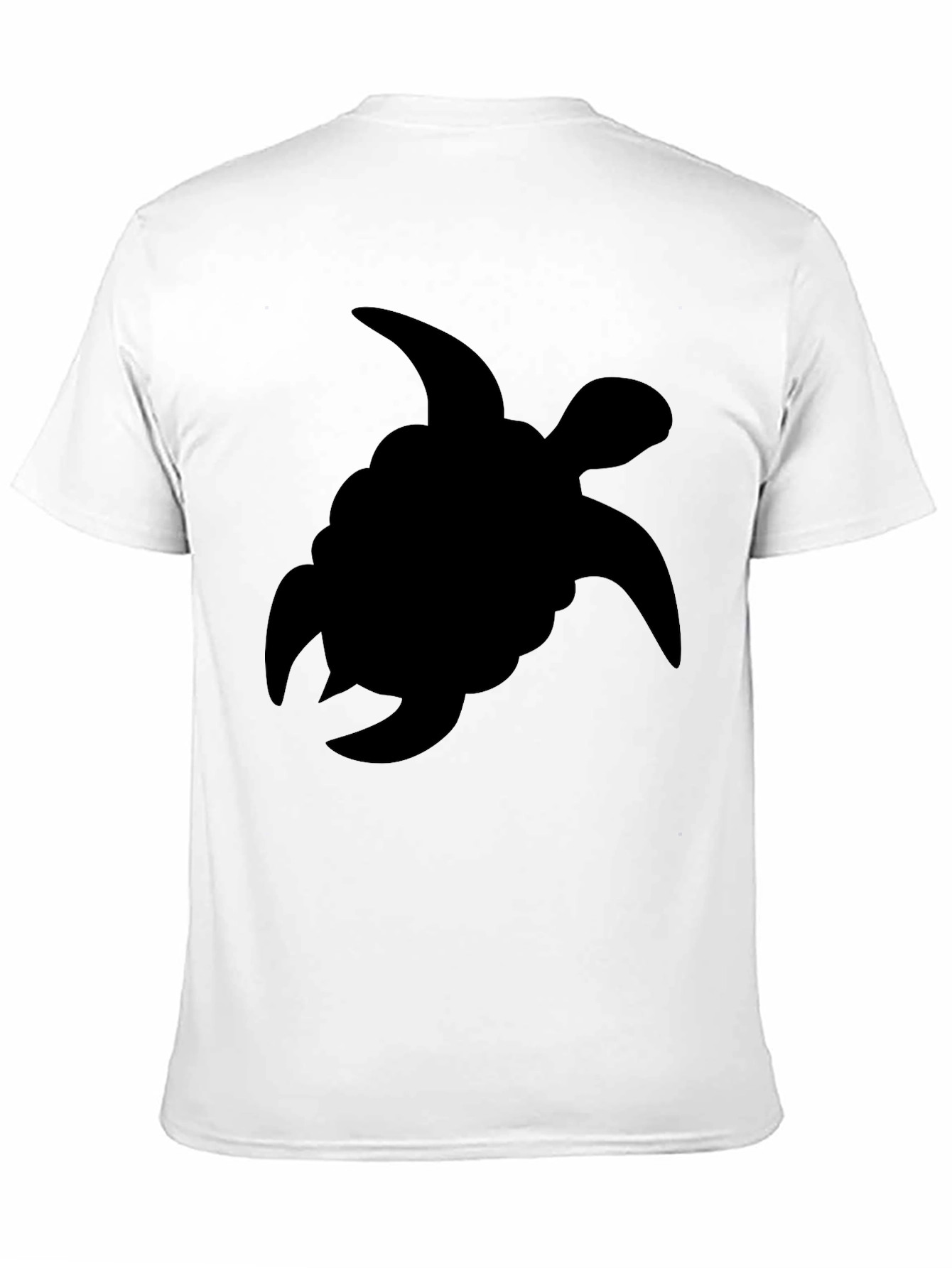 Black Black Turtle Silhouette T-Shirt - Casual Style view 11