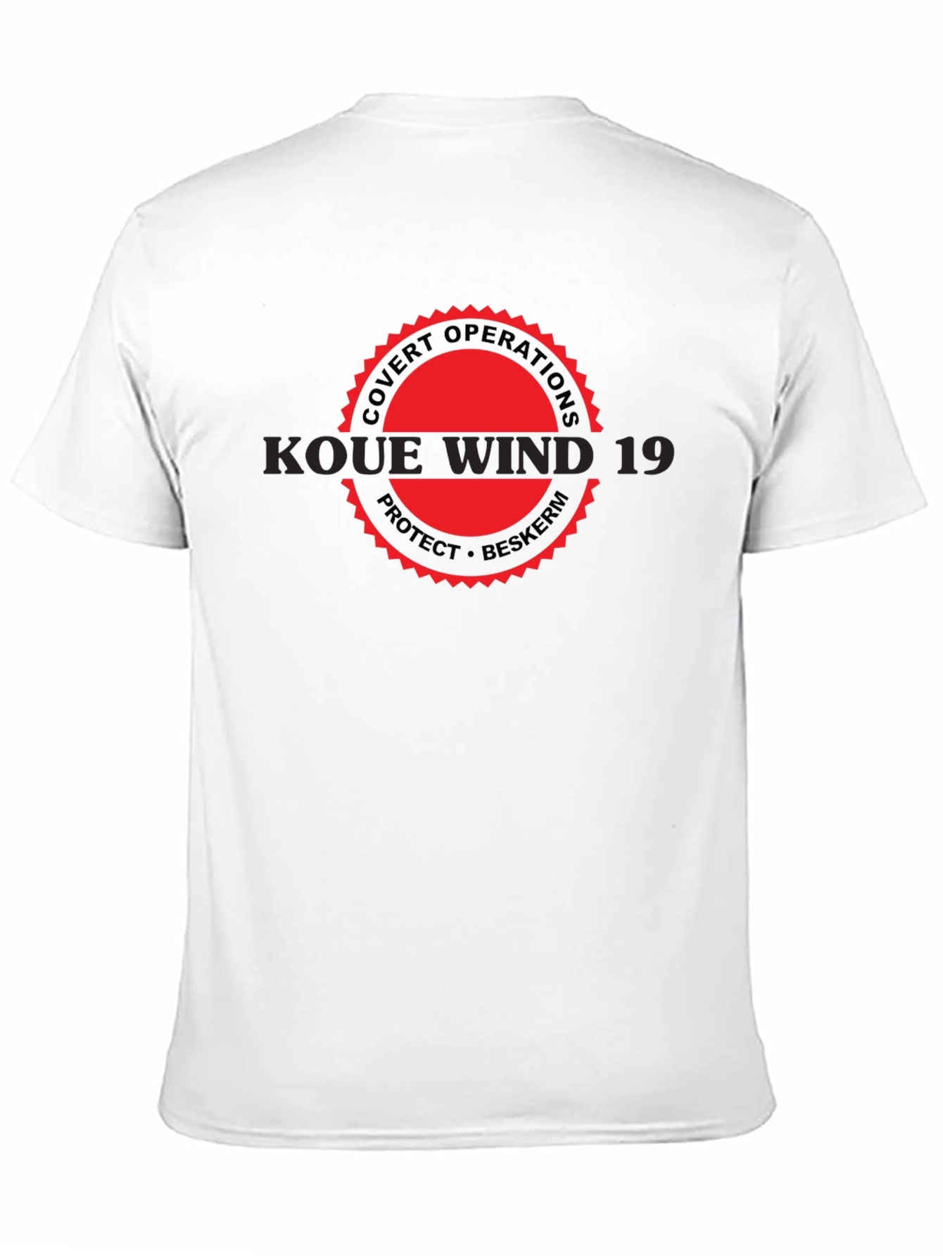 Black Koue Wind 19 Graphic Tee - Covert Operations T-Shirt view 11