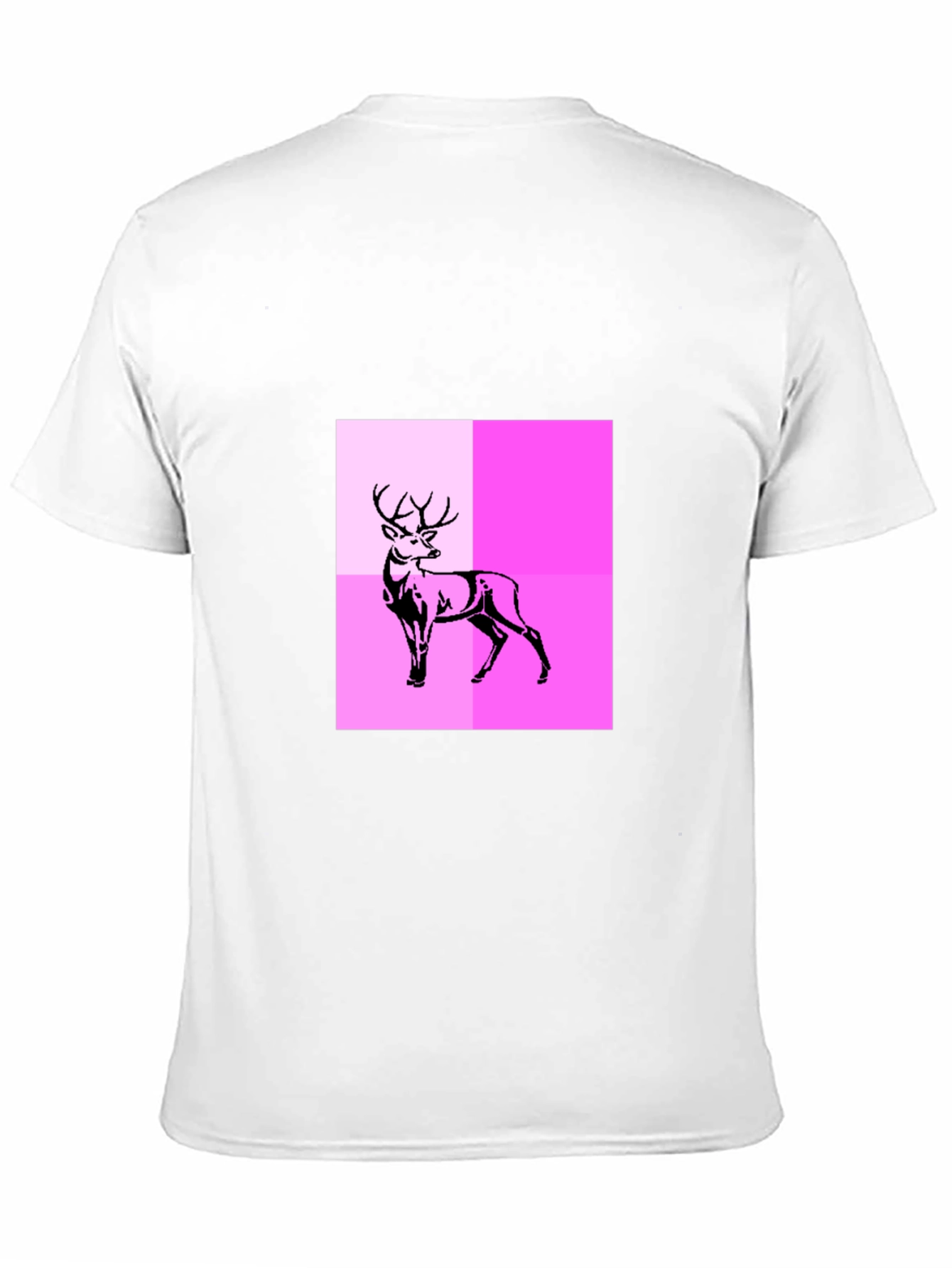 Black Deer Graphic Tee - Modern Abstract Design view 11