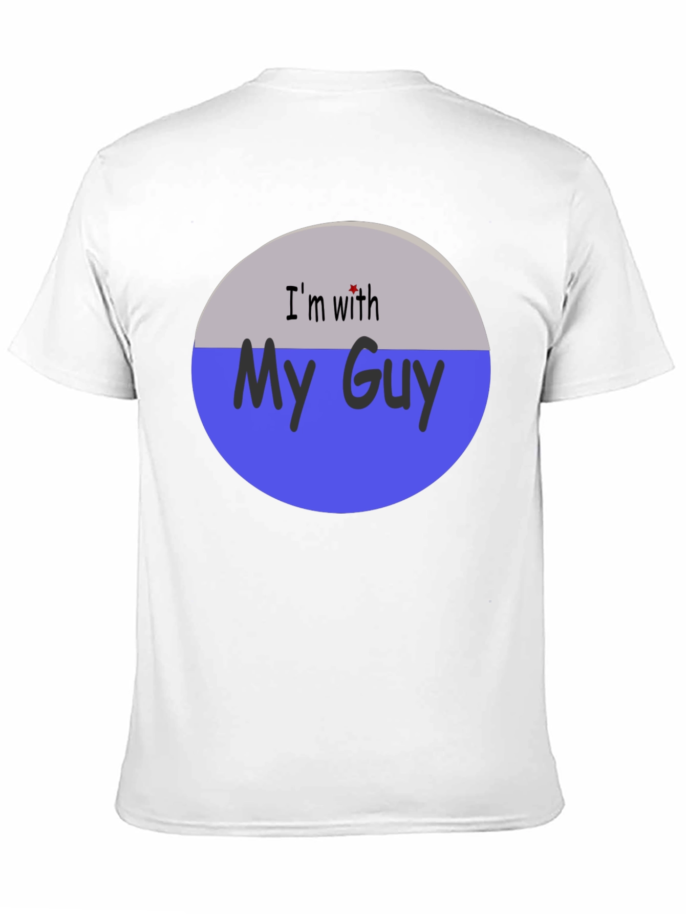 Black I'm With My Guy Graphic T-Shirt view 11
