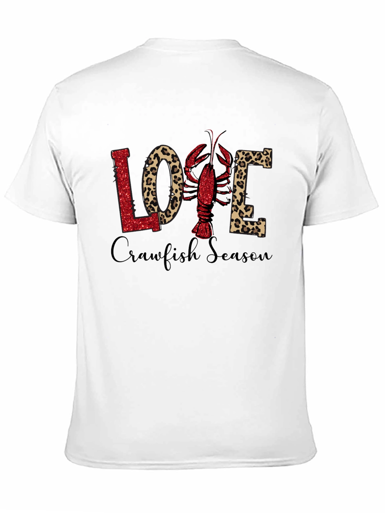 Black Crawfish Season Love Graphic Tee view 11