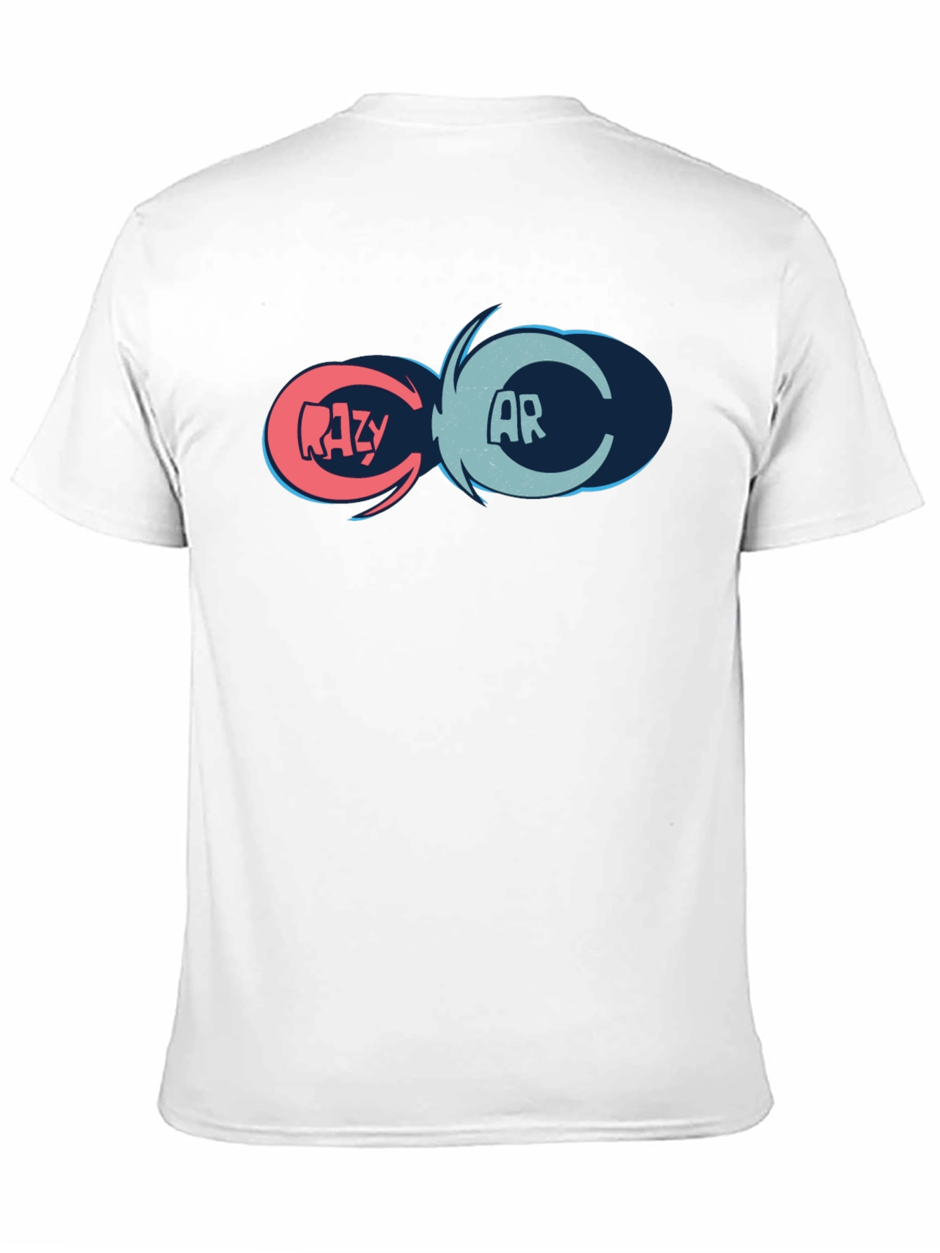 Black Crazy Car Graphic Tee - Black Cotton Blend Shirt view 11