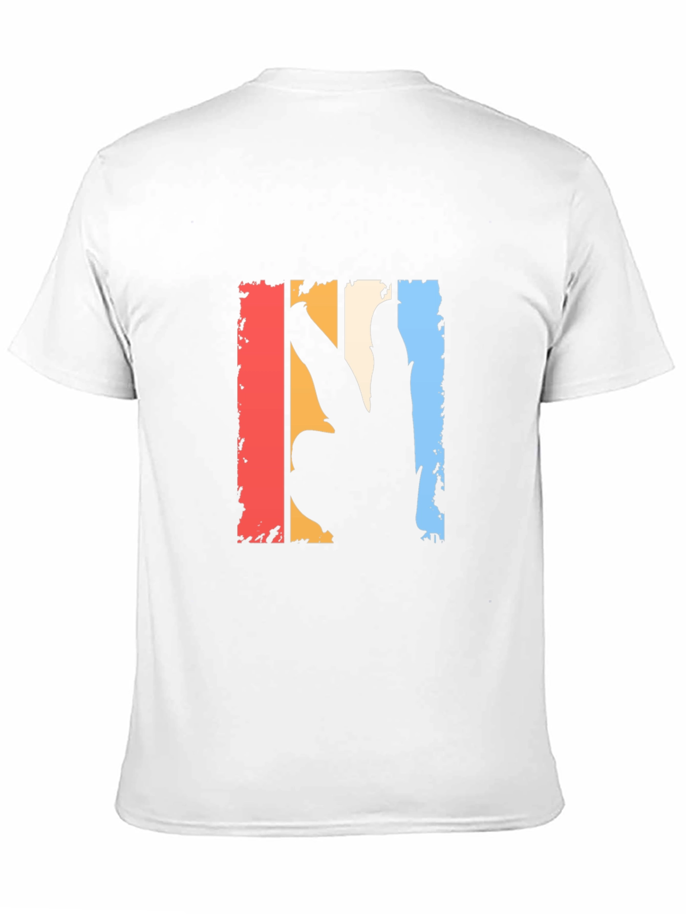 Black Retro Peace Sign Graphic T-Shirt - Black view 11