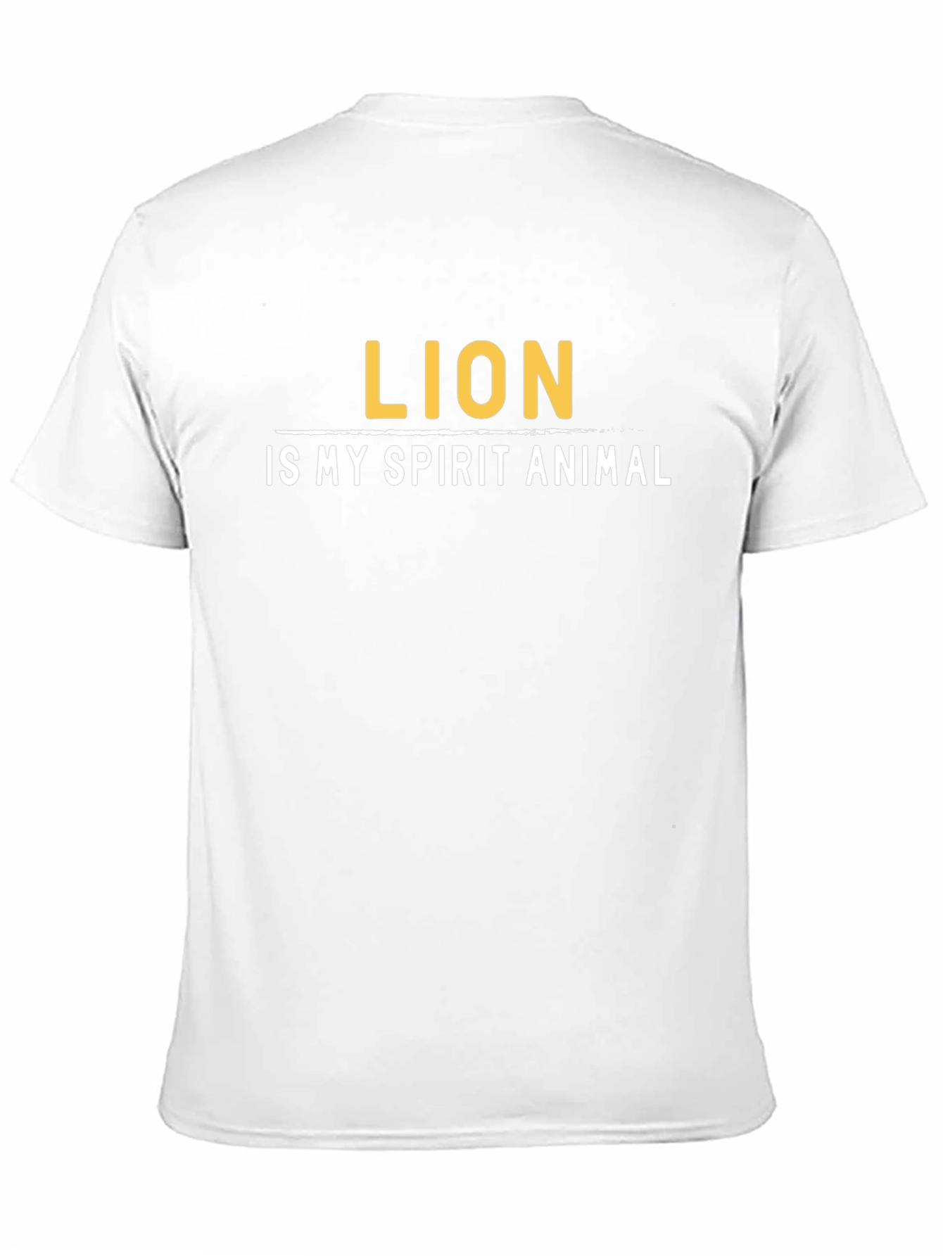Black Lion Spirit Animal Graphic Tee - Black view 11