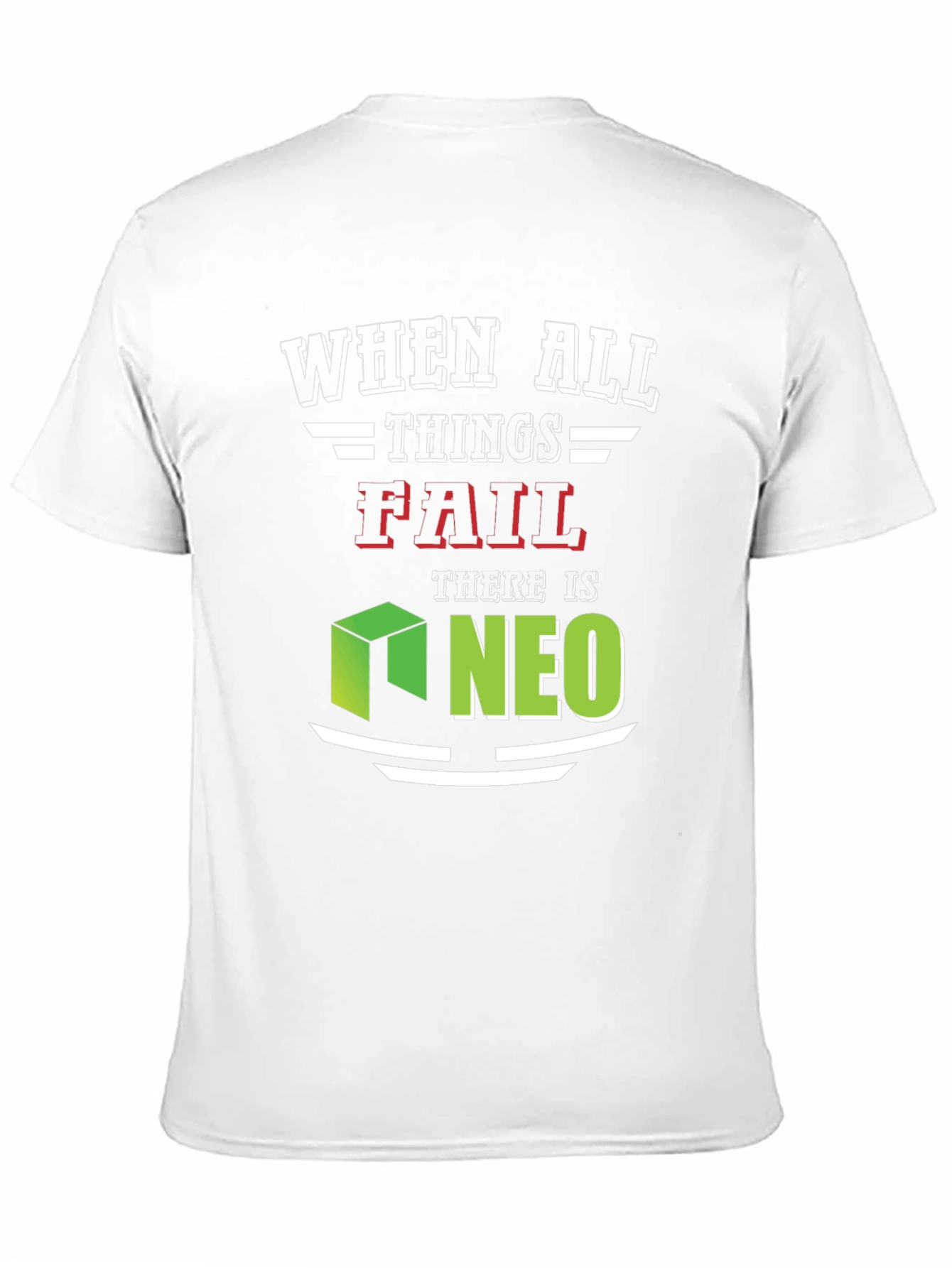 Black When All Things Fail NEO T-Shirt view 11