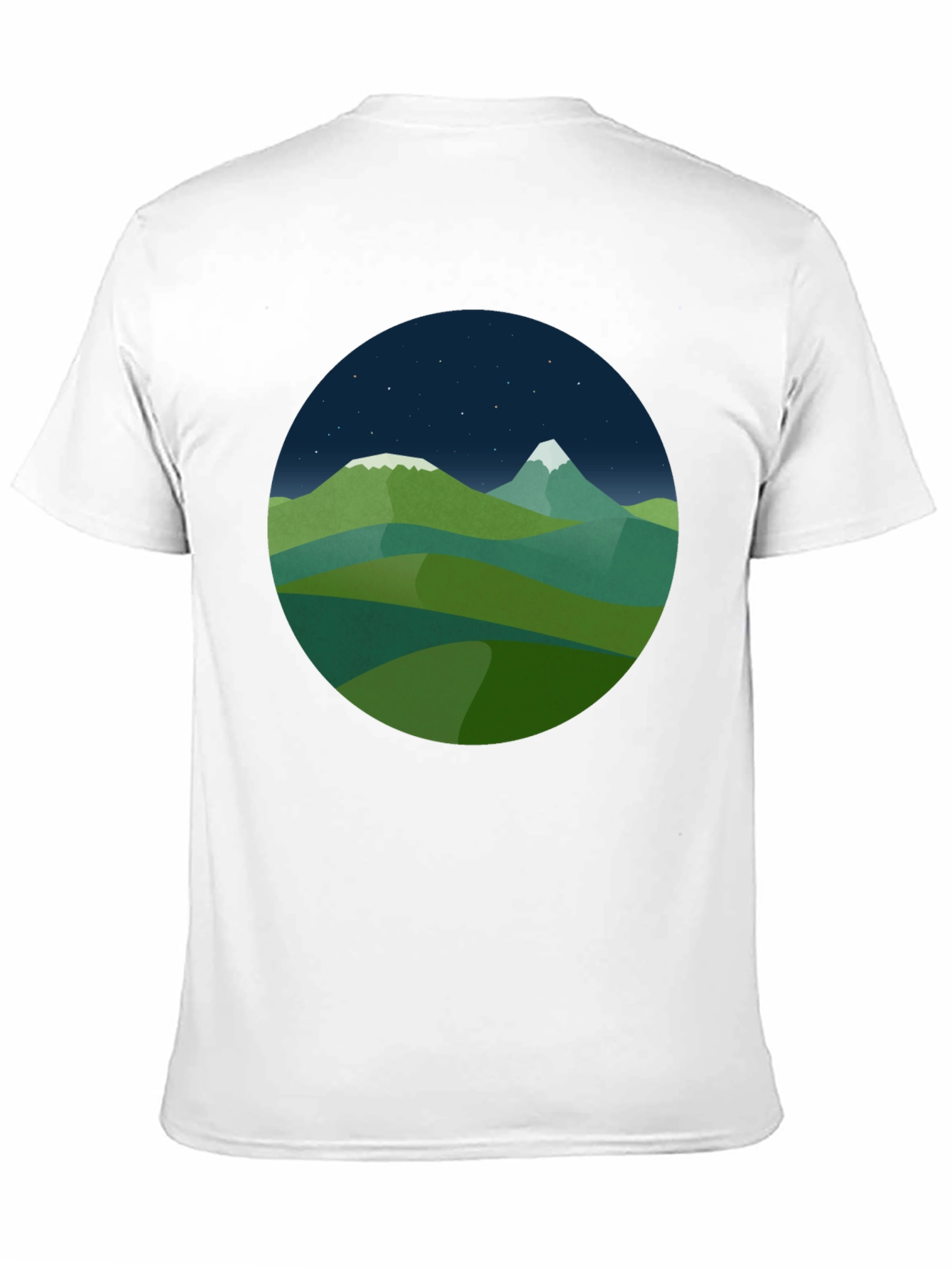 Black Mountain Vista Graphic Tee - Black Cotton Blend view 11