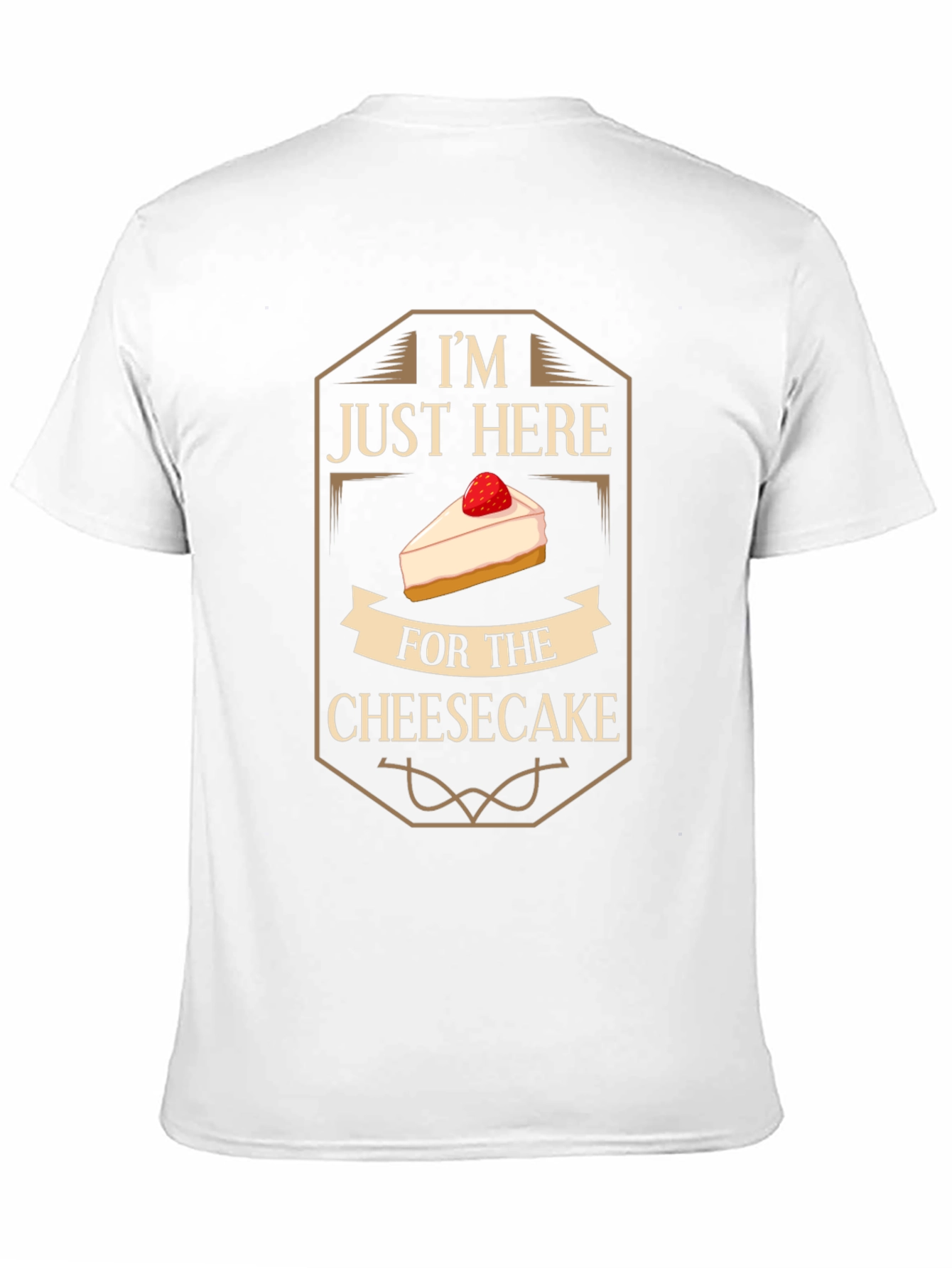 Black Cheesecake Lover T-Shirt - Funny Dessert Tee view 11