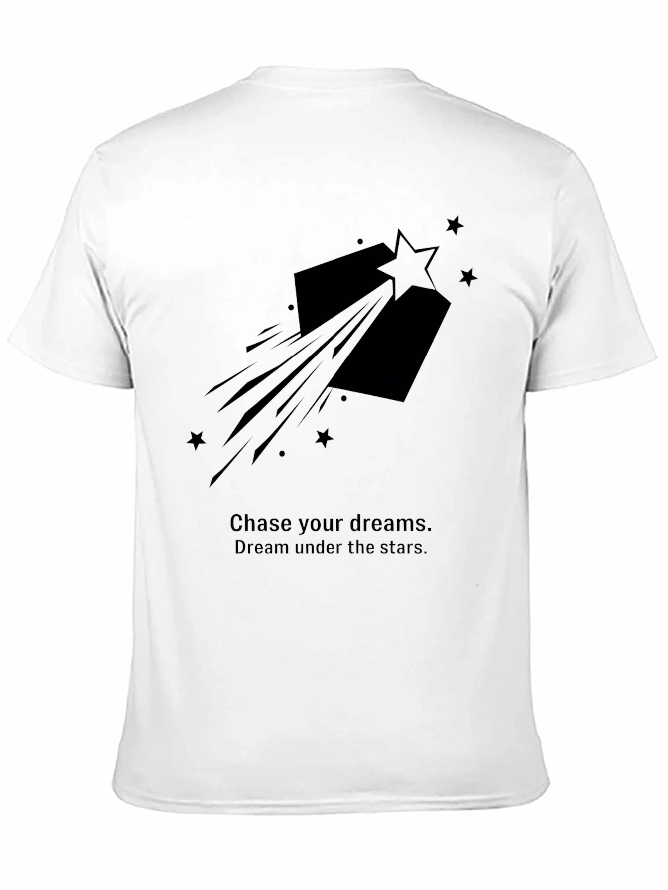 Black Chase Your Dreams Graphic T-Shirt - Black view 11