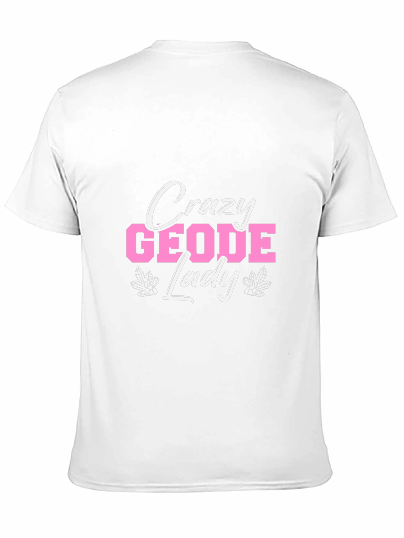 Black Crazy Geode Lady Graphic T-Shirt - Black view 11