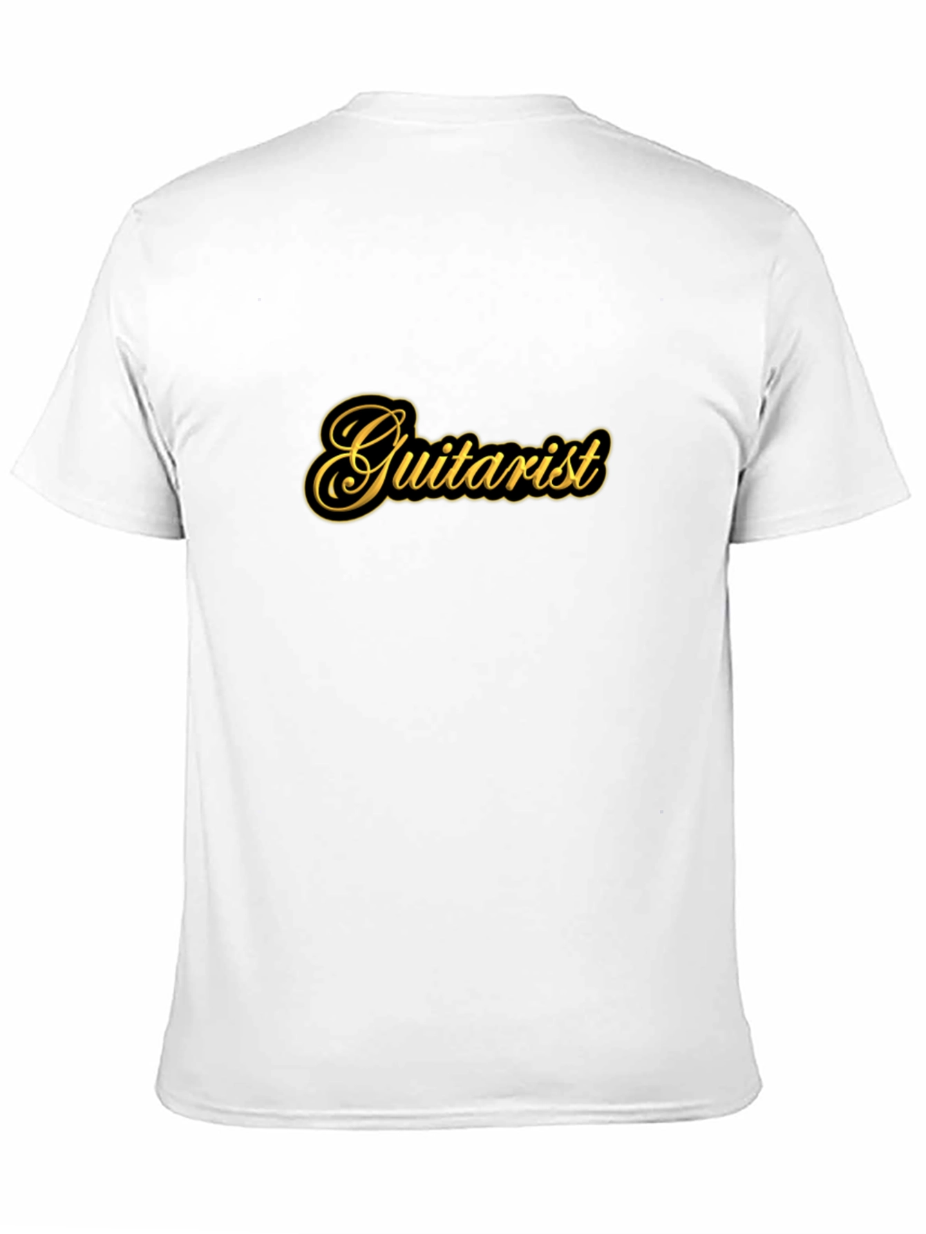 Black Guitarist Black T-Shirt - Music Lover Tee view 11