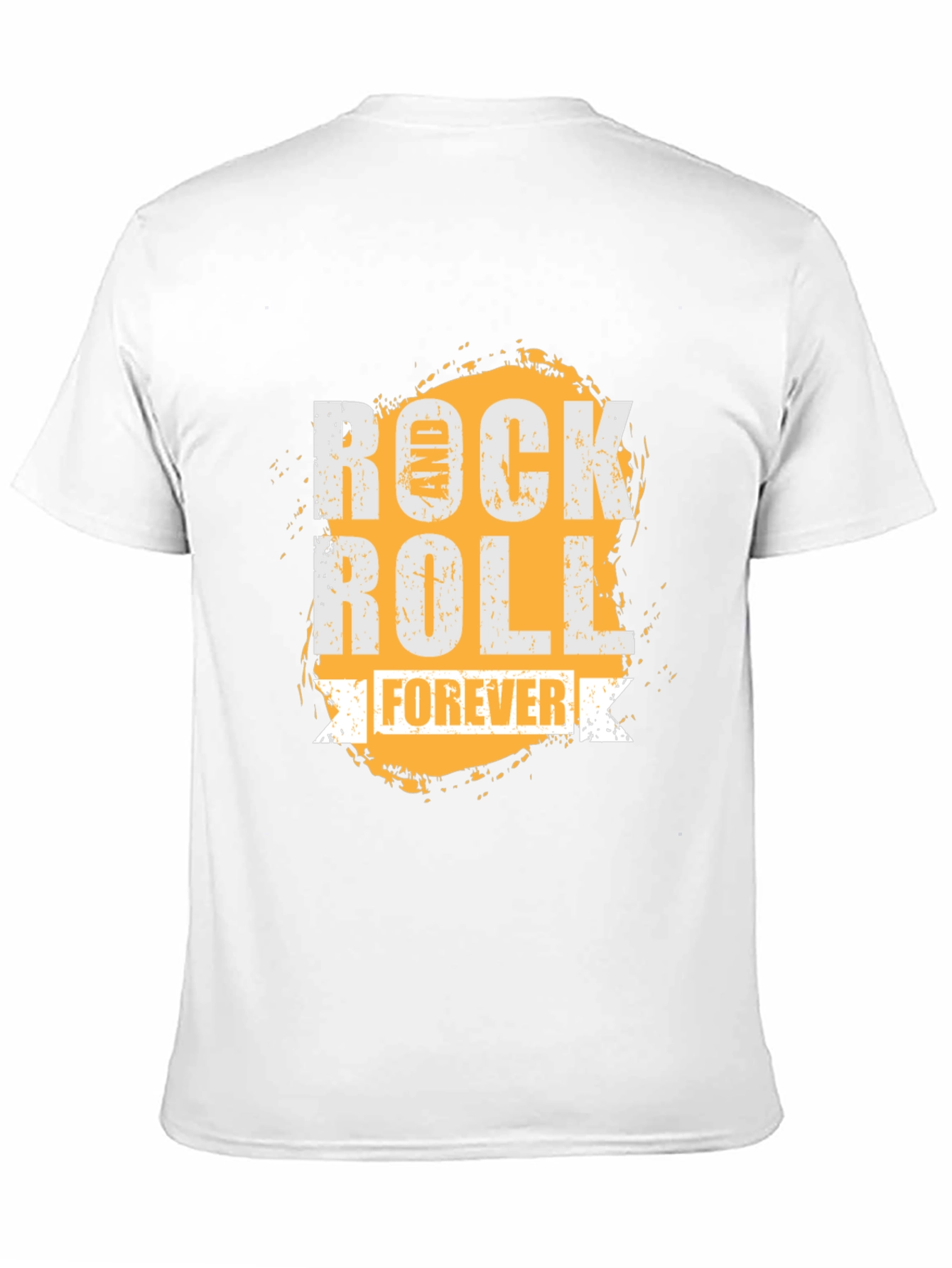 Black Rock and Roll Forever Graphic T-Shirt view 11