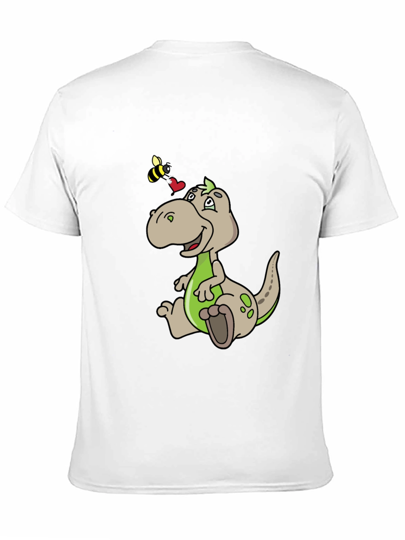 Black Dino and Bee Graphic Tee view 11