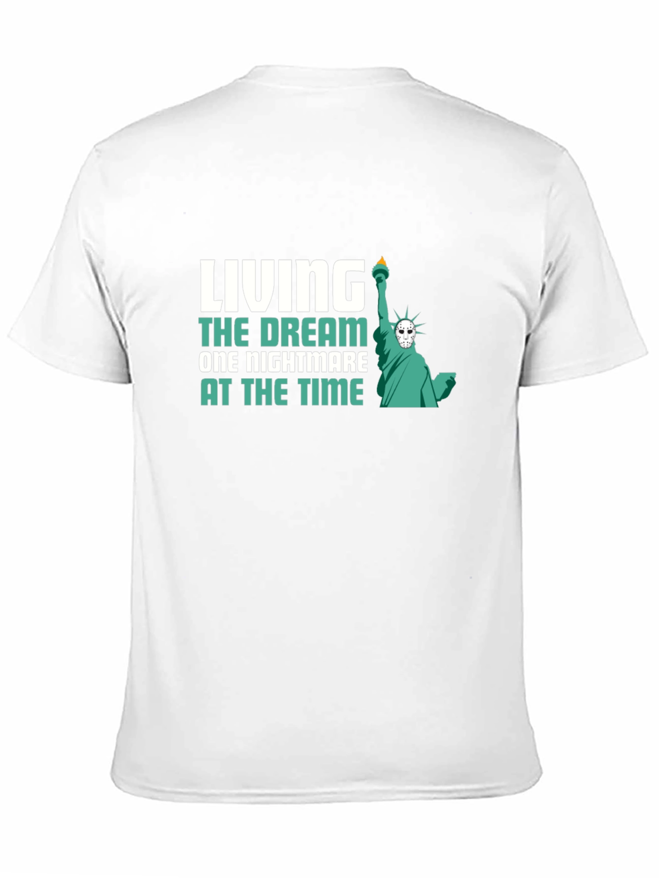 Black Living the Dream Nightmare T-Shirt view 11
