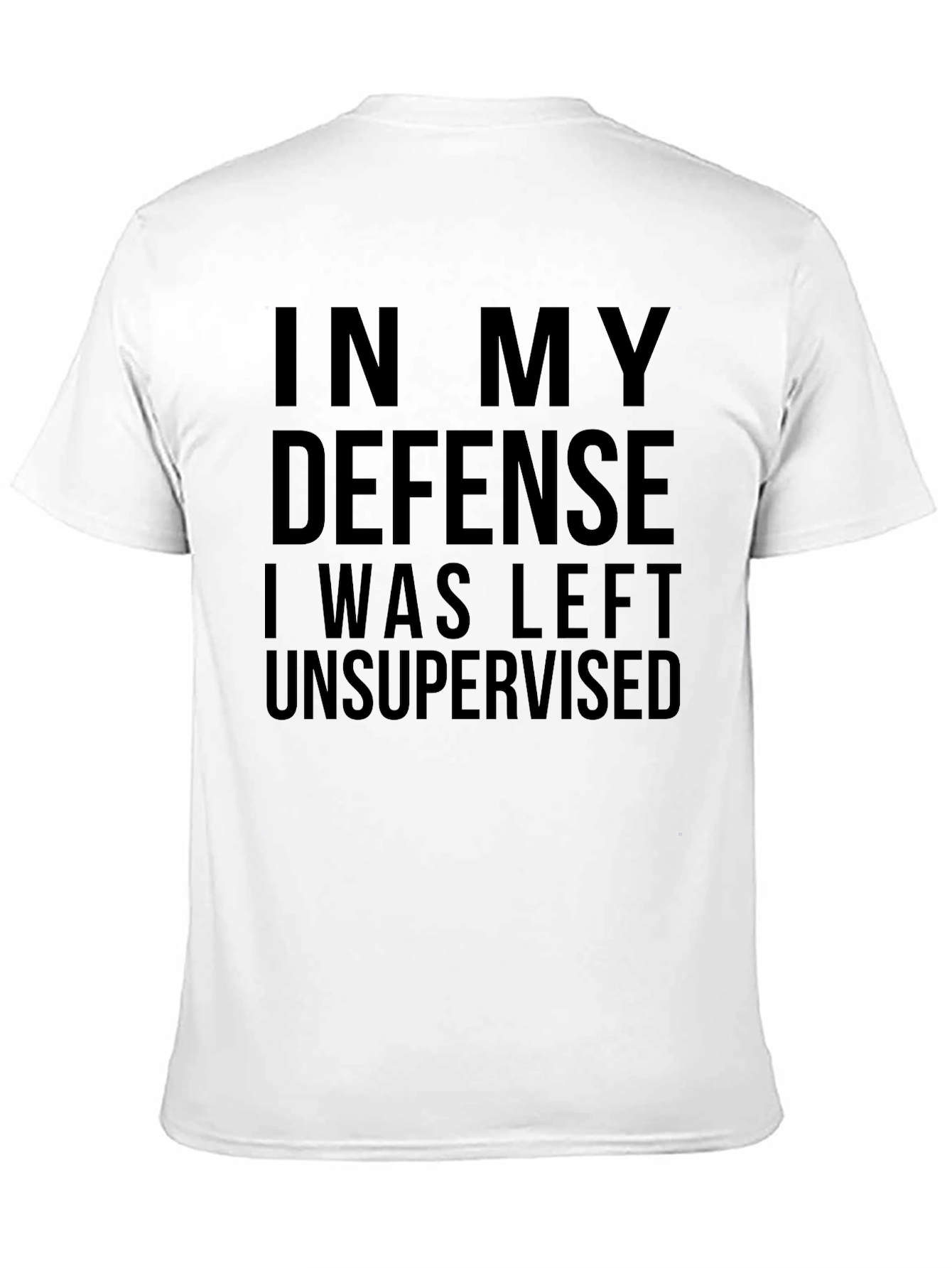 Black In My Defense Unsupervised Graphic Tee view 11