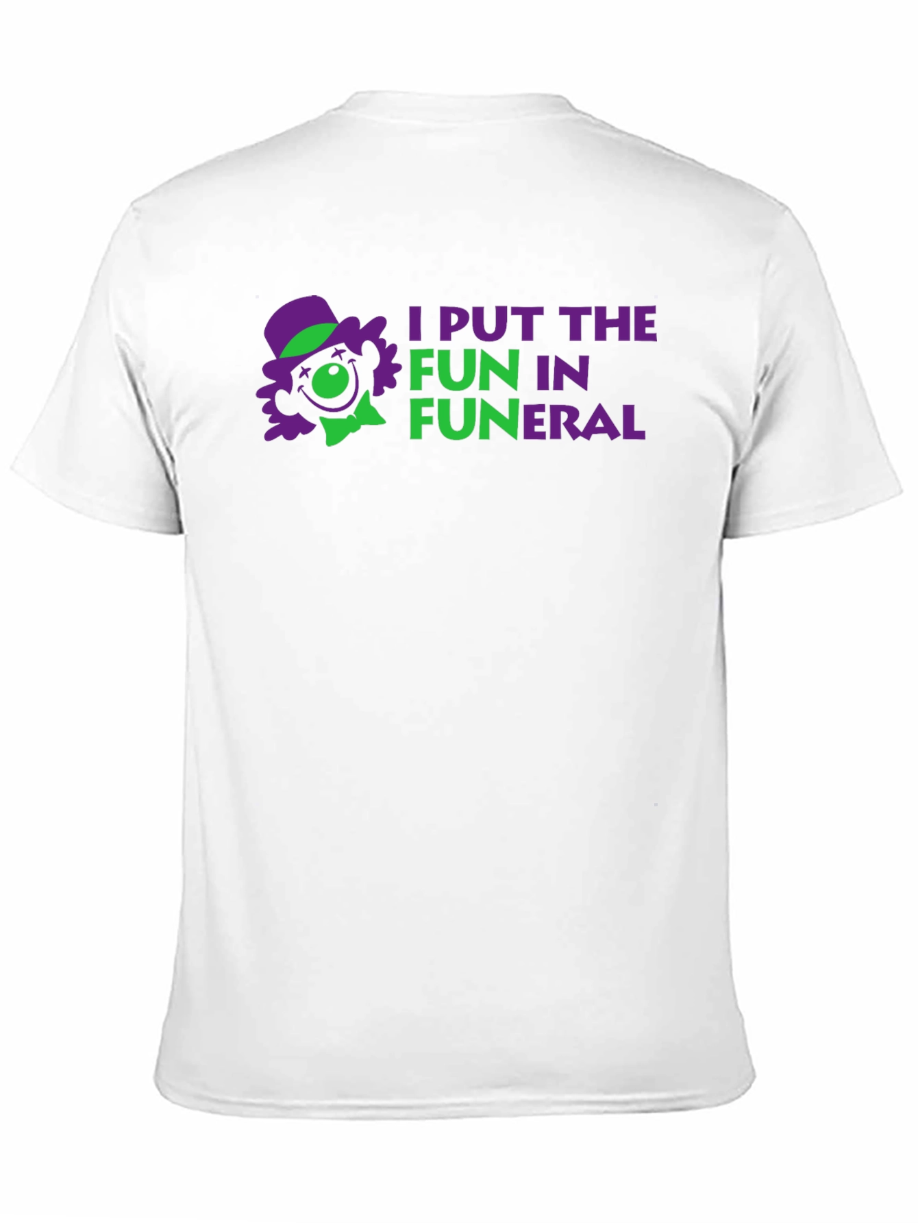 Black I Put the Fun in Funeral Black T-Shirt view 11