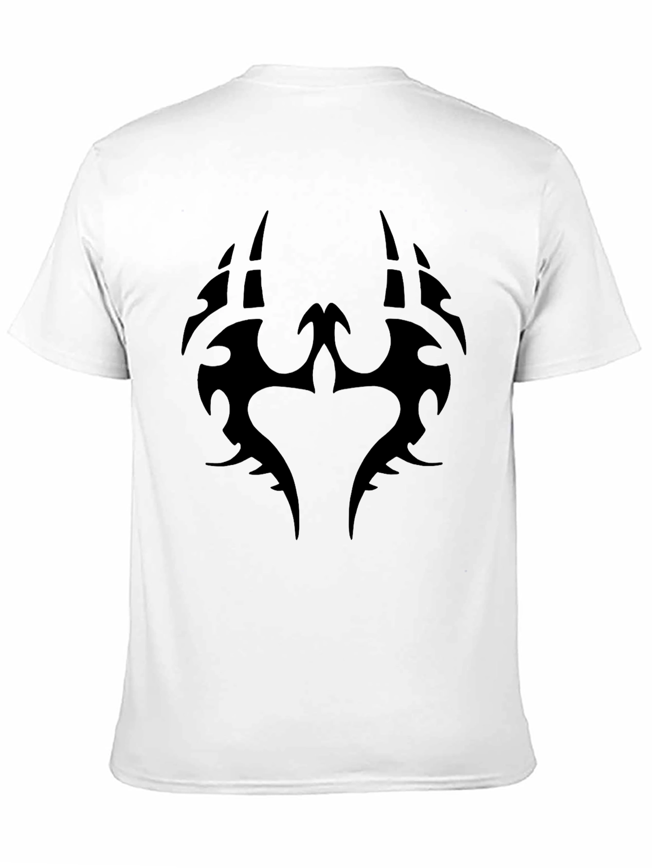 Black Men's Black Tribal Graphic T-Shirt view 11
