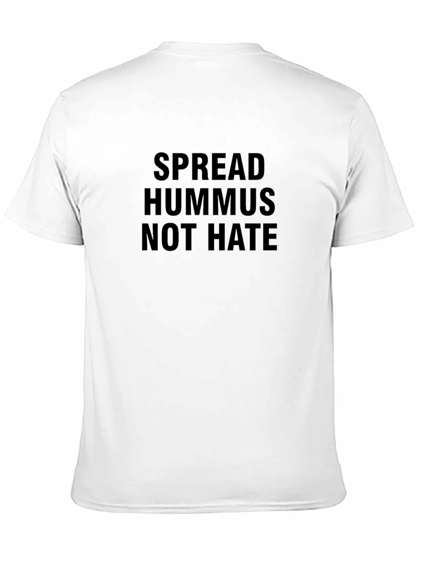 Black Spread Hummus Not Hate Graphic Tee - Black view 11