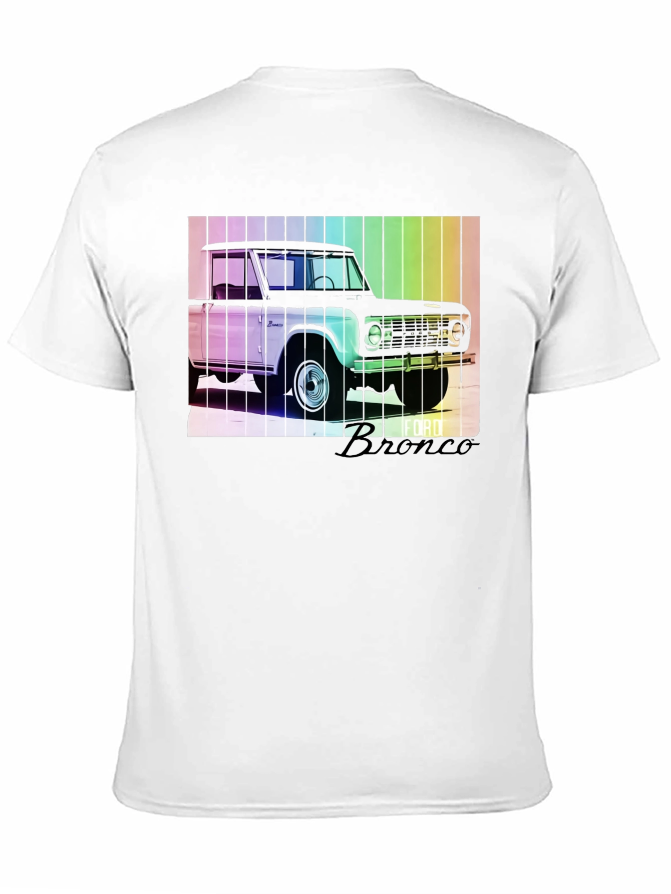 Black Retro Ford Bronco Graphic Tee view 11