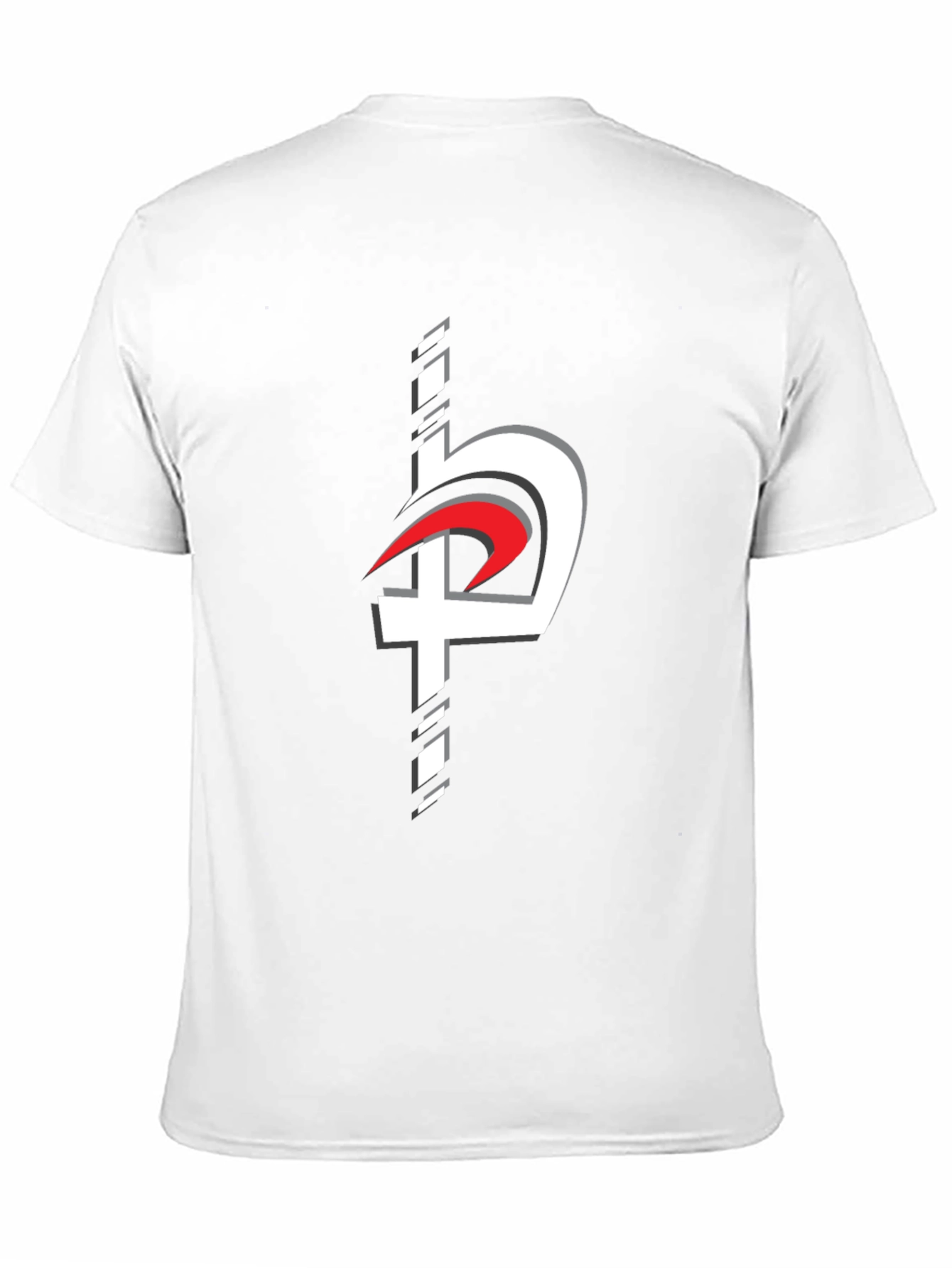 Black Modern Graphic Print Black T-Shirt view 11