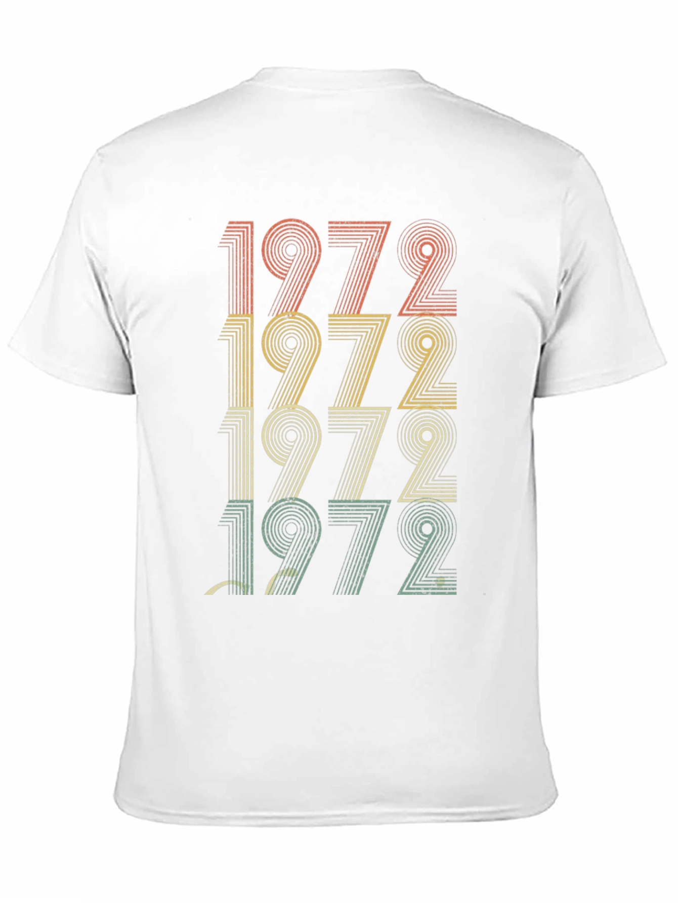 Black Vintage 1972 T-Shirt - Retro Birthday Tee view 11