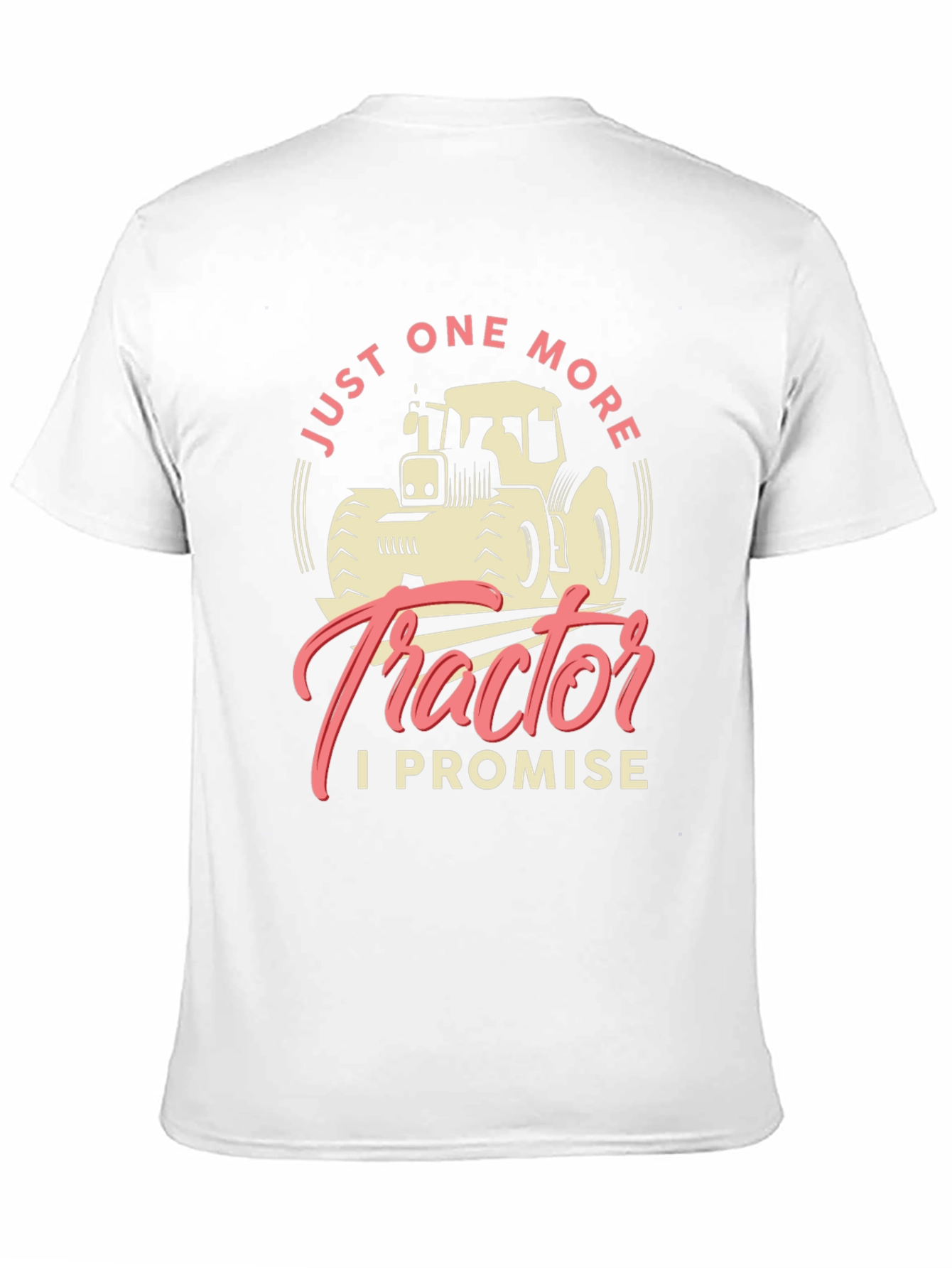 Black Just One More Tractor T-Shirt view 11