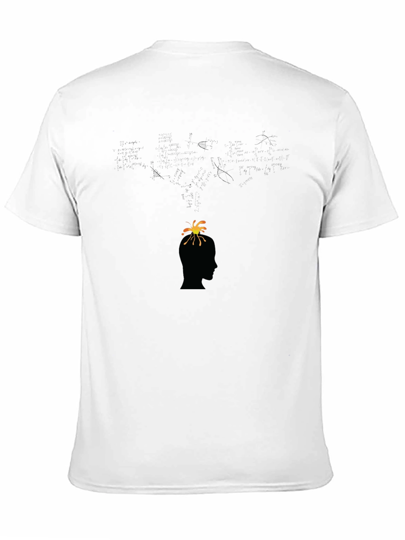 Black Mind Explosion Graphic T-Shirt view 11