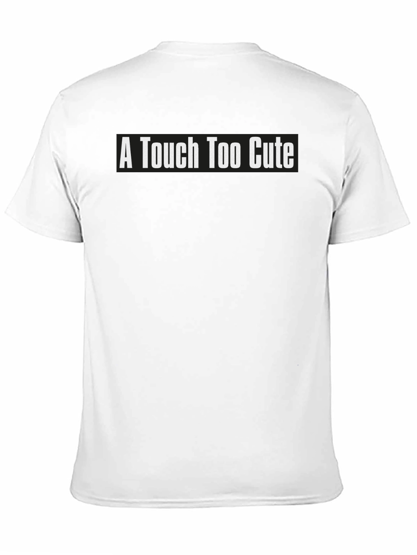 Black A Touch Too Cute Graphic Tee - Soft Cotton Blend view 11