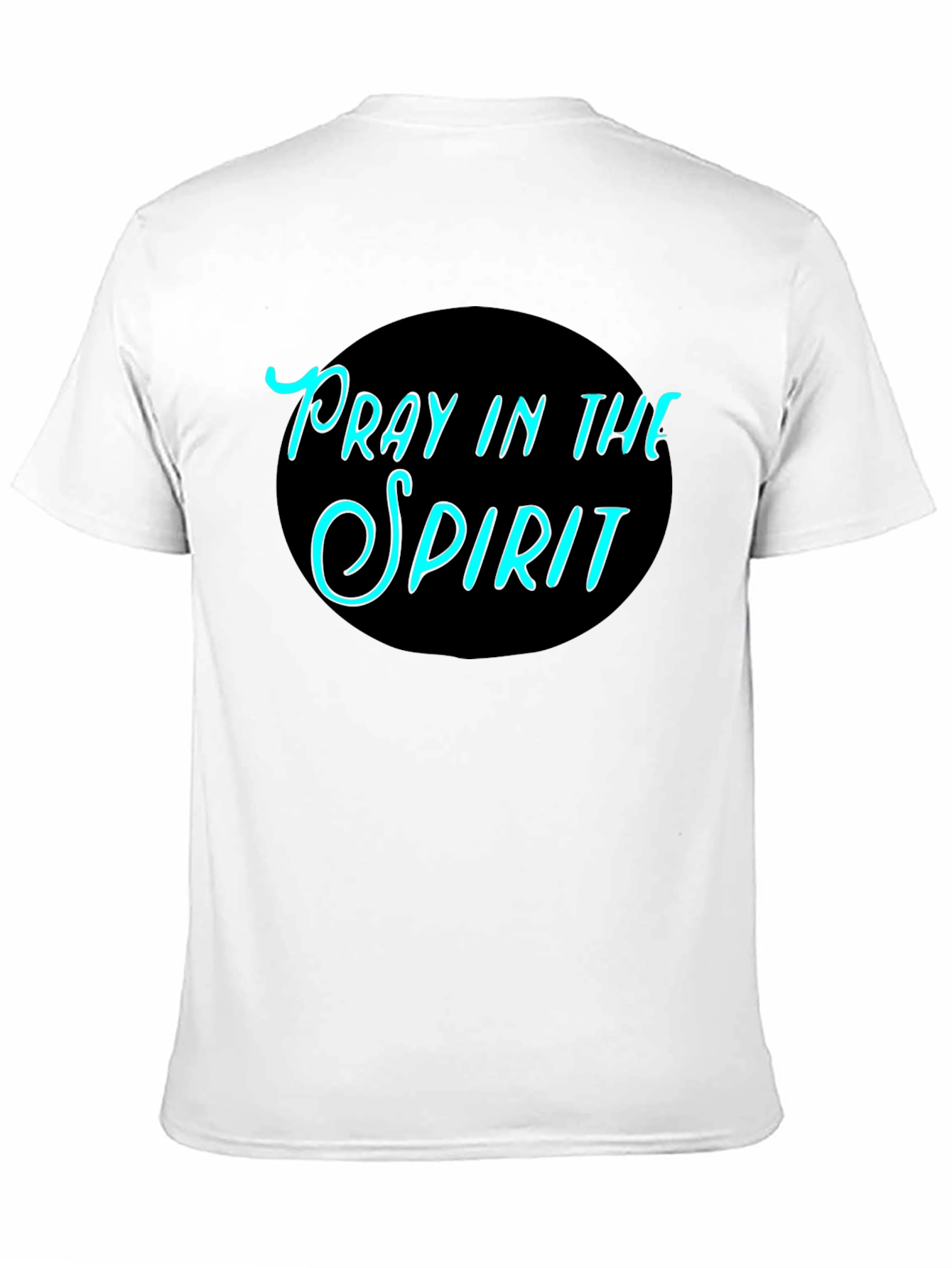 Black Pray In The Spirit Black T-Shirt Christian Graphic Tee view 11