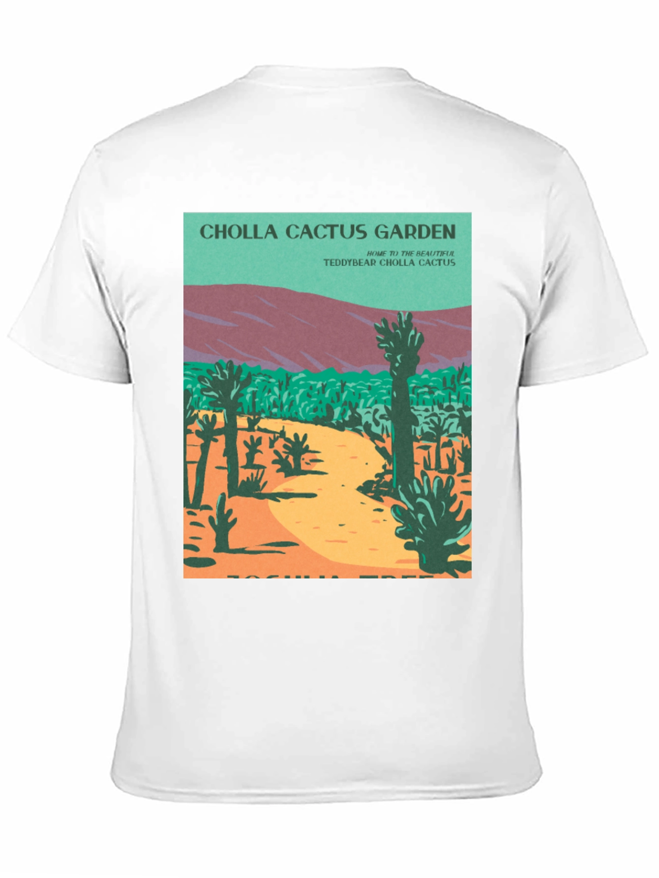 Black Cholla Cactus Garden Graphic Tee view 11