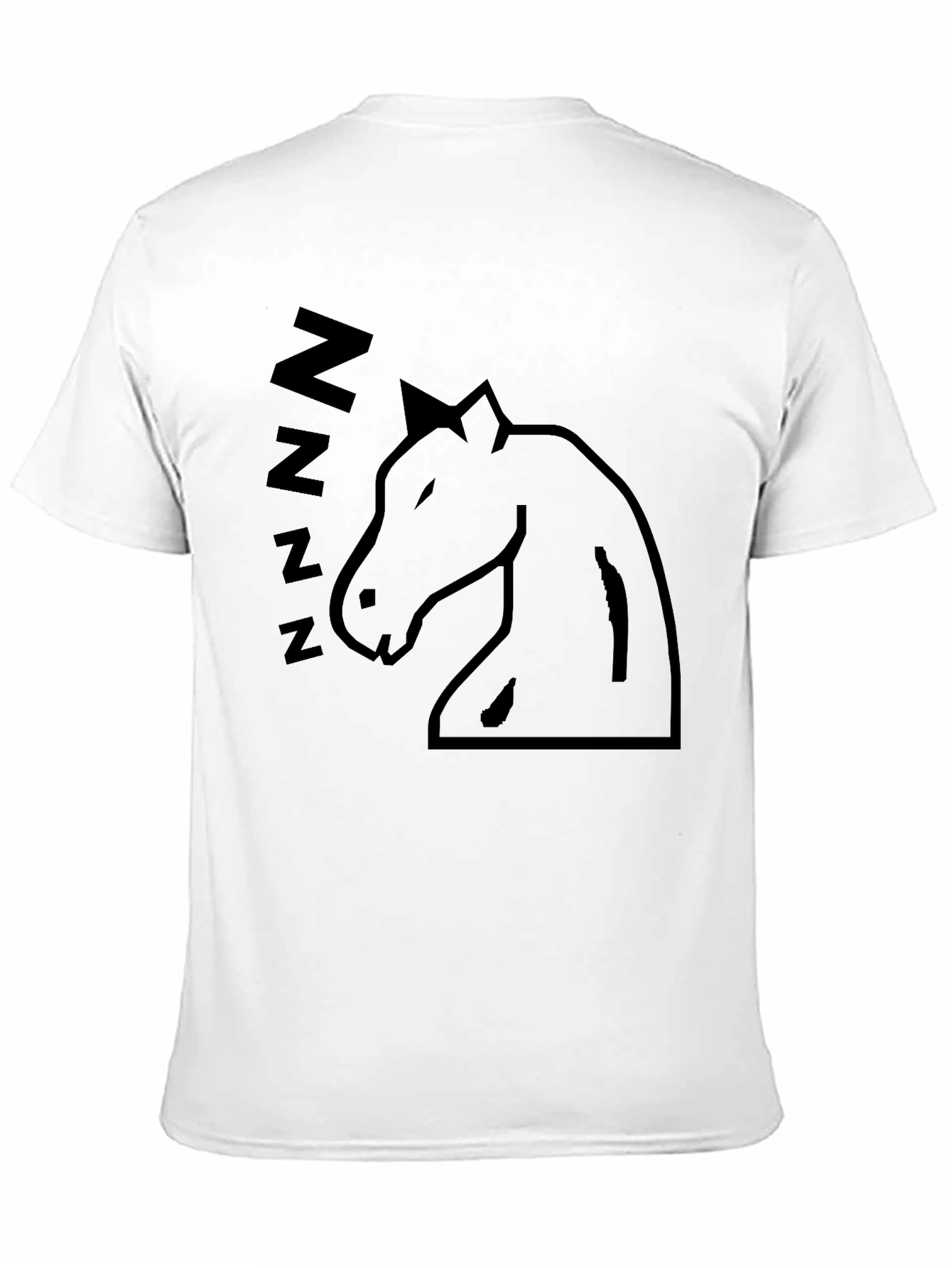 Black Sleeping Horse Graphic T-Shirt - Black view 11