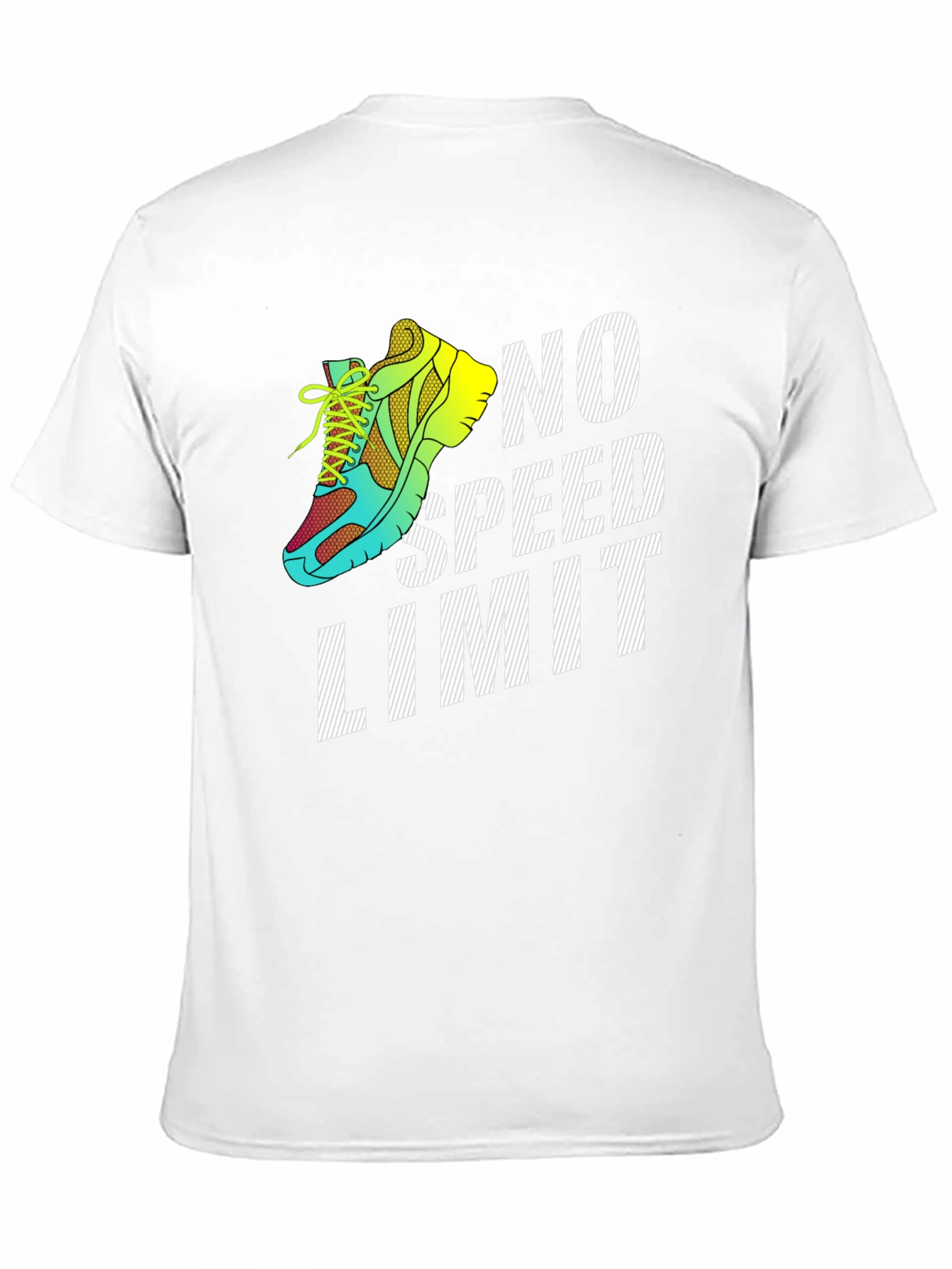 No Speed Limit Runner Graphic T-Shirt - 11