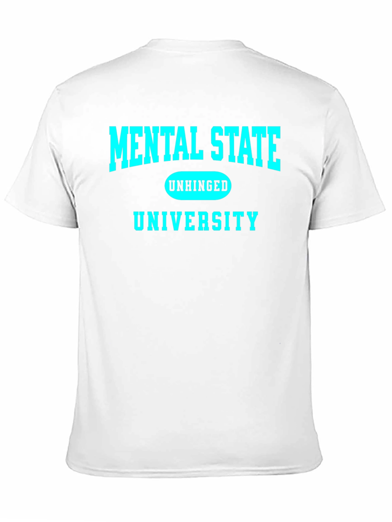 Black Mental State Unhinged University Graphic Tee view 11