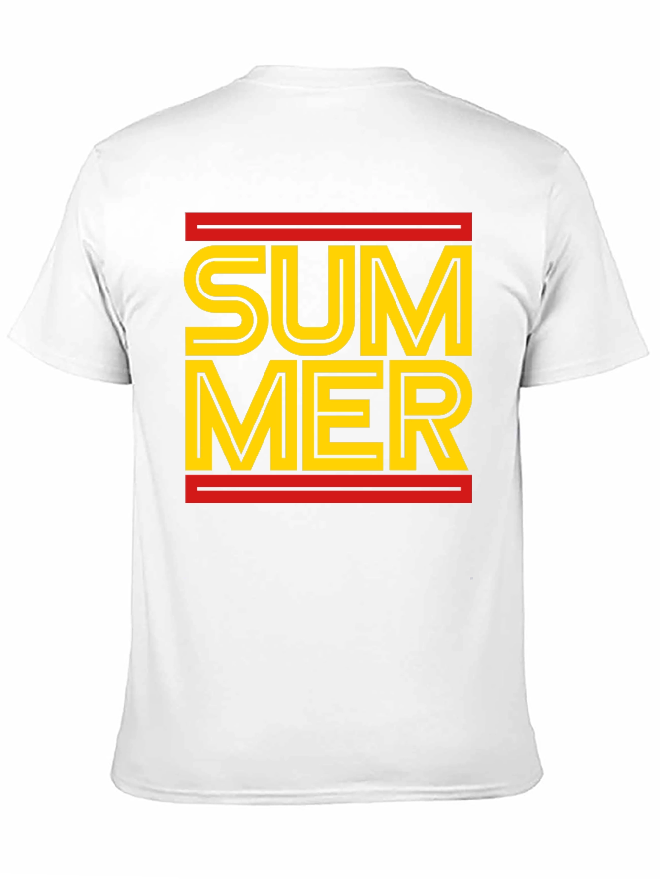 Black Summer Graphic Tee - Black Cotton Casual T-Shirt view 11