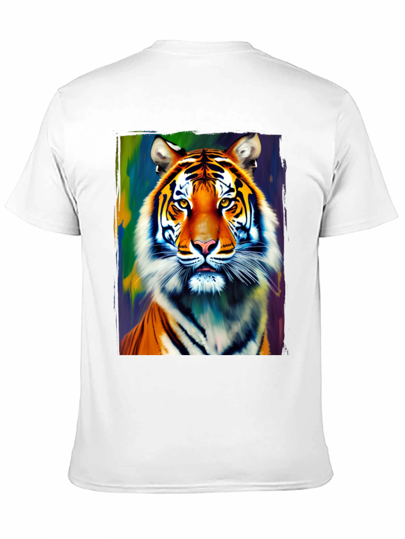 Black Tiger Graphic Tee - Vivid Animal Print Shirt view 11