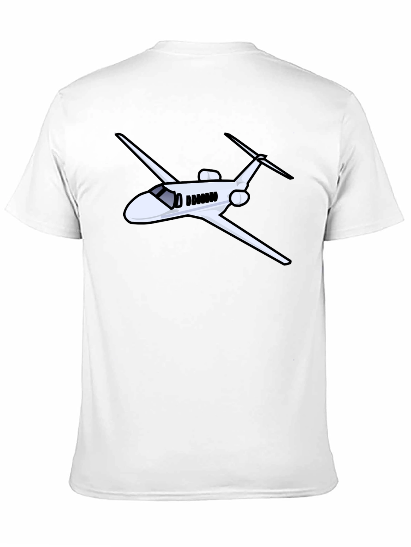 Black Airplane Graphic Black Tee - Pilot Gift view 11