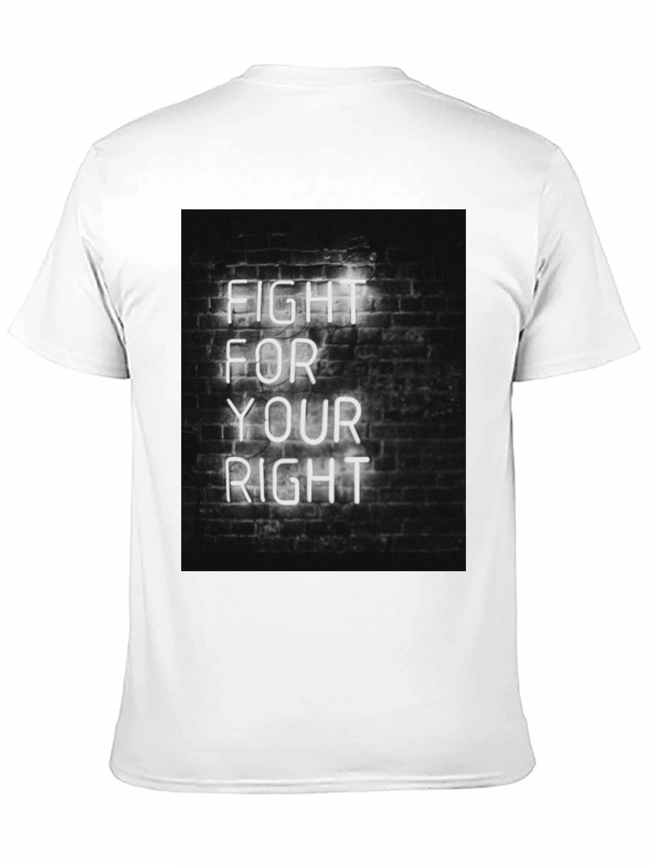 Black Fight For Your Right Tee view 11