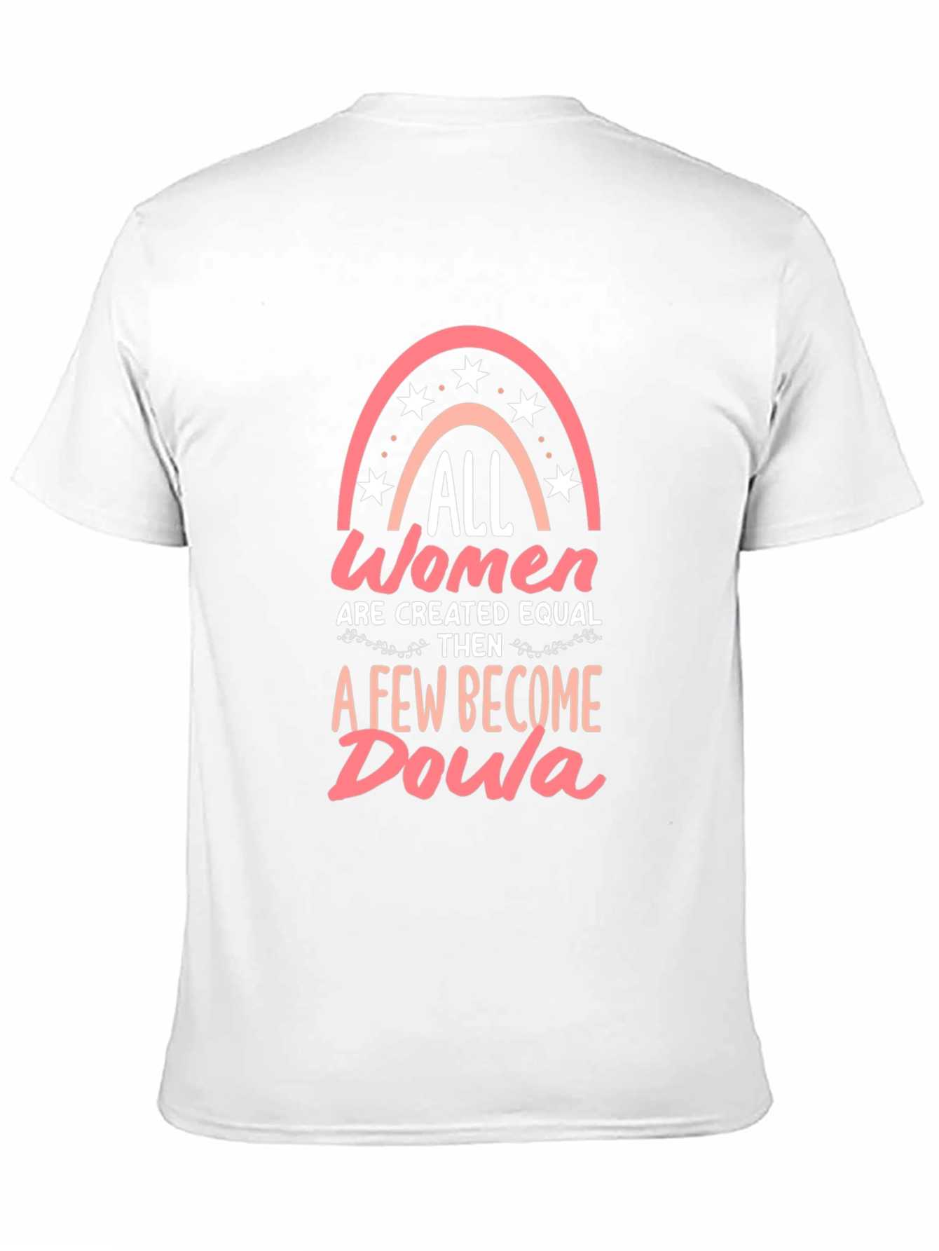 Black All Women Created Equal Doula Graphic T-Shirt view 11