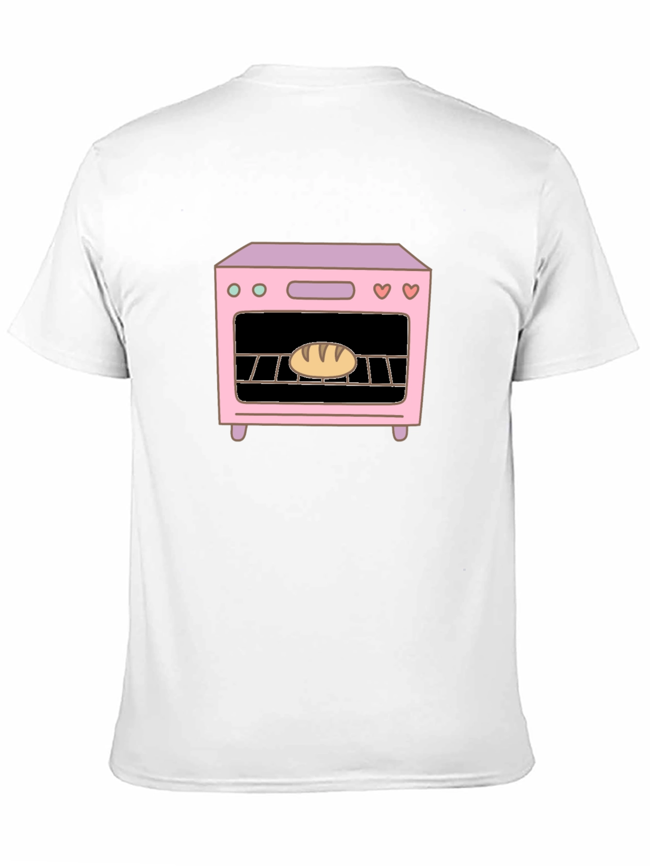 Baking Bread T-Shirt - Cute Oven Design - 11