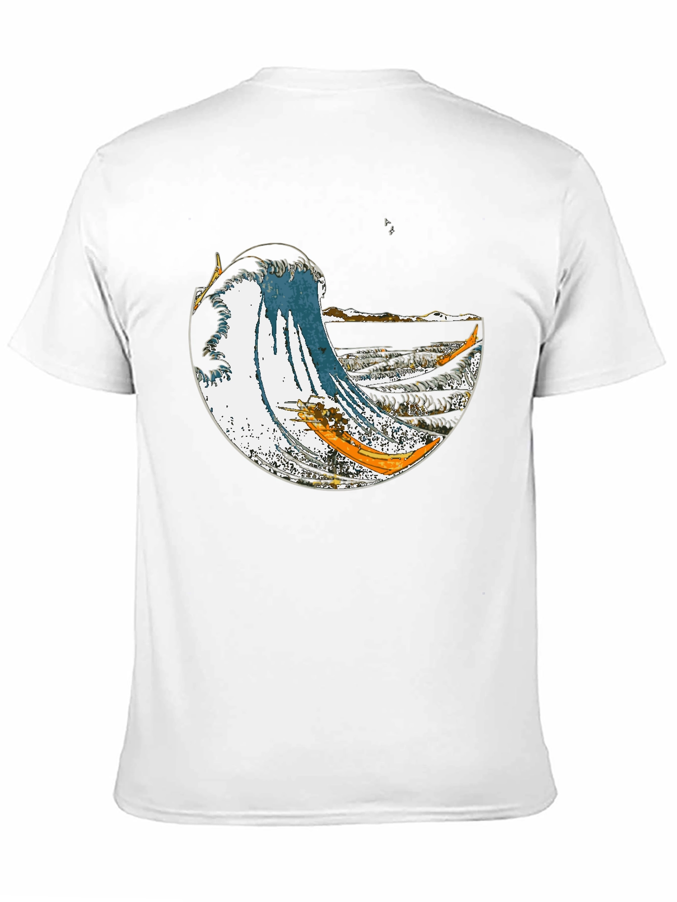 Great Wave Graphic Tee - Stylish Cotton Blend - 11
