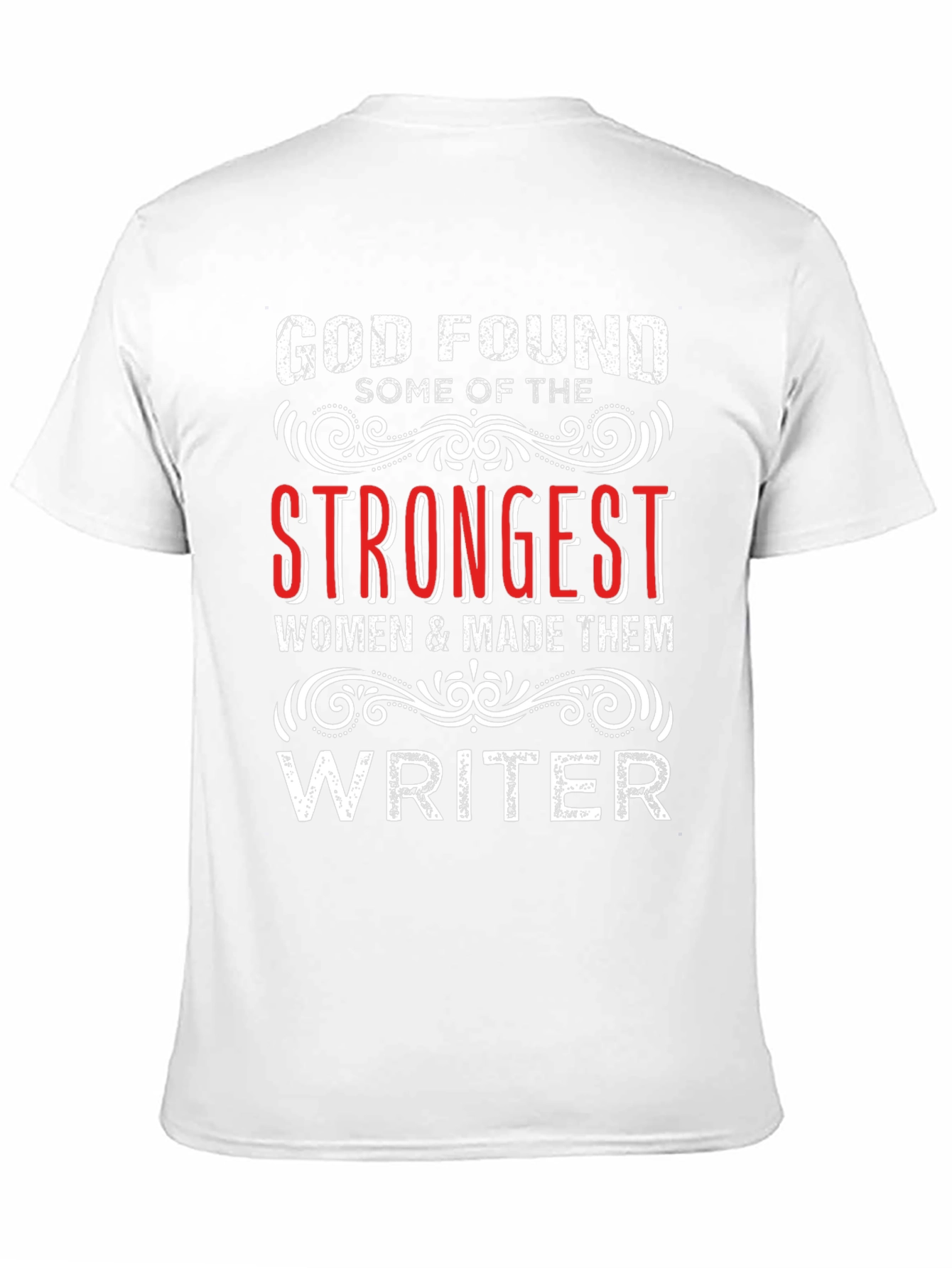 Black God Found Strongest Women Writer T-Shirt view 11